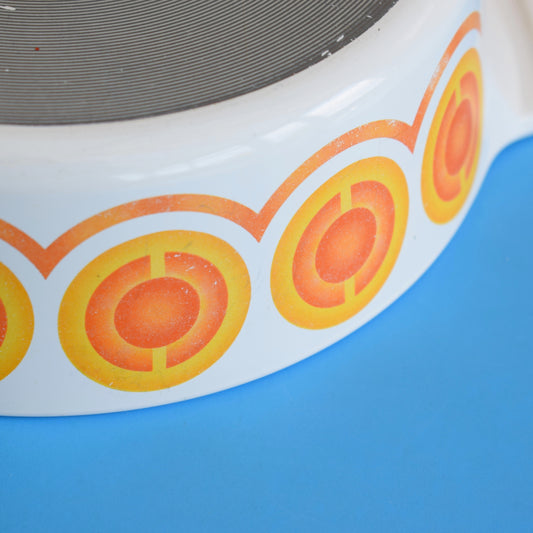 Vintage 1970s Pyrosil Casserole Base - Netherlands - Orange