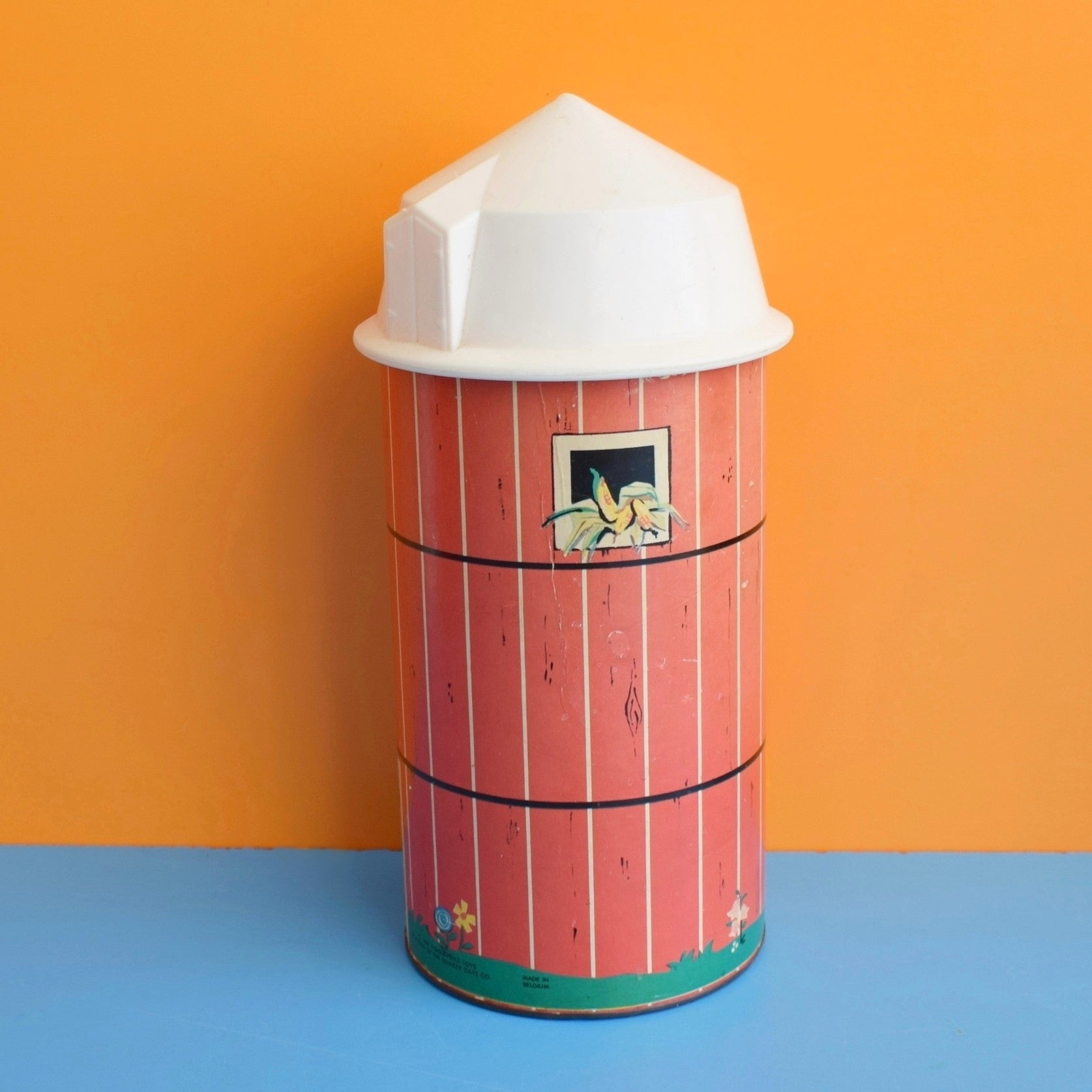 Vintage 1960s Fisher Price Spare Silo For Farm Set / Container / Storage by Pineapple Retro