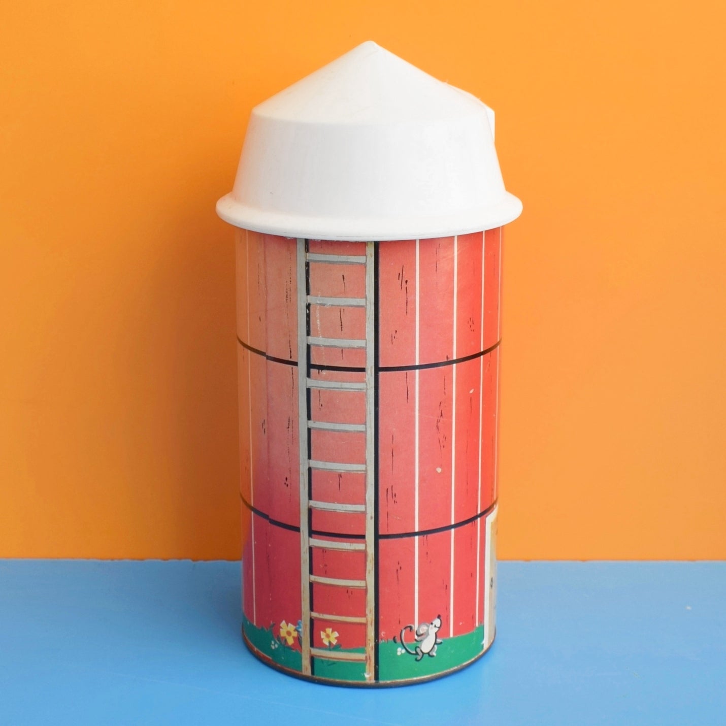 Vintage 1960s Fisher Price Spare Silo For Farm Set / Container / Storage by Pineapple Retro