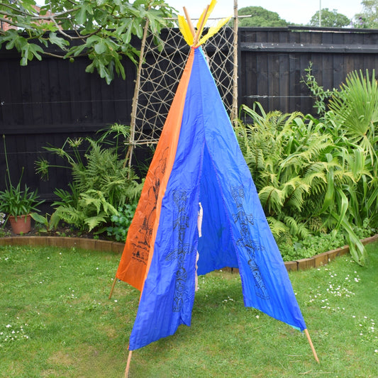 Vintage 1970s Play Wigwam/ TeePee Tent / Wendy House - Dekker Ltd by Pineapple Retro