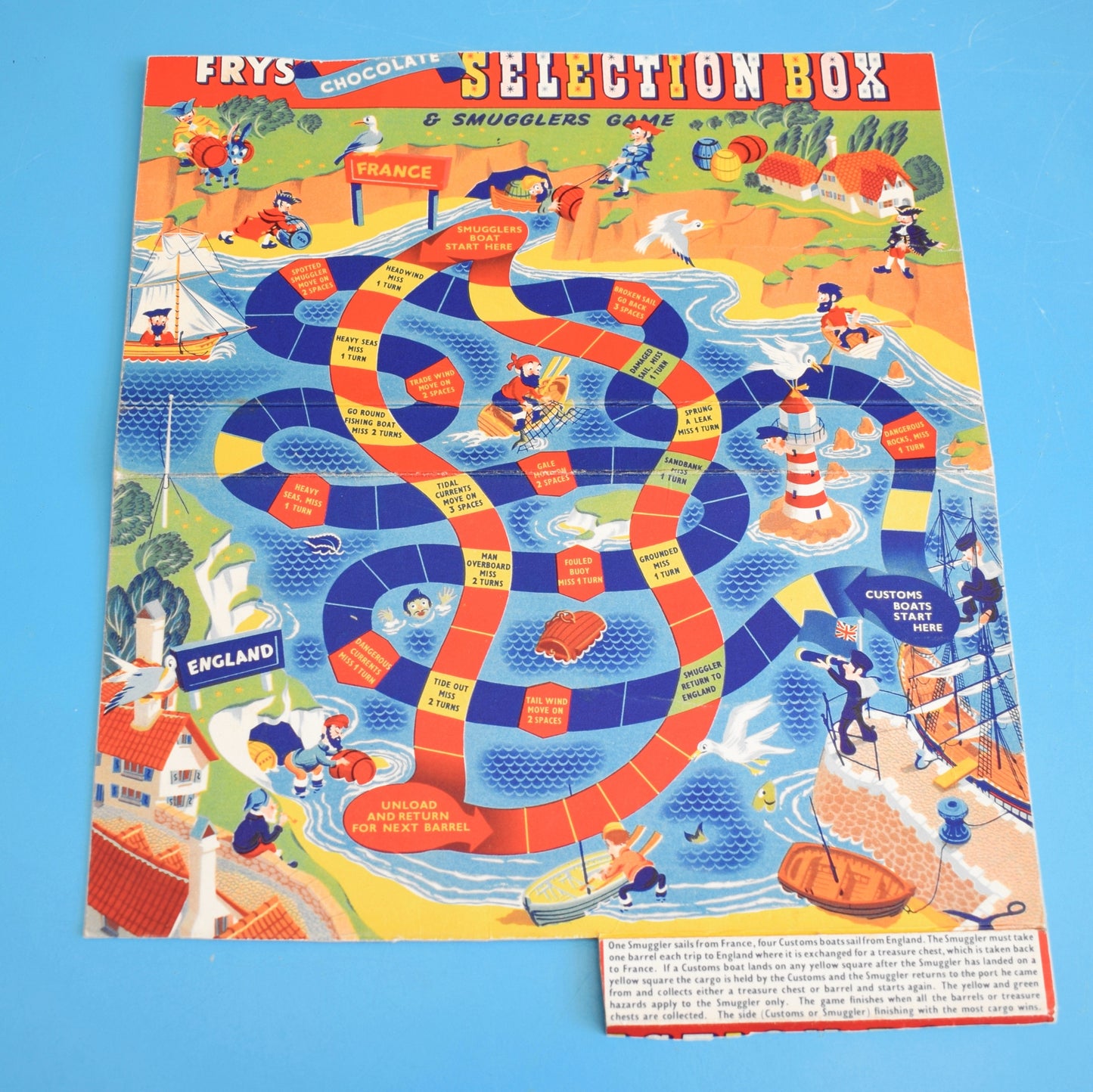 Vintage 1960s Empty Cadbury's Milk Tray Chocolate Box / Fry's Selection Box by Pineapple Retro
