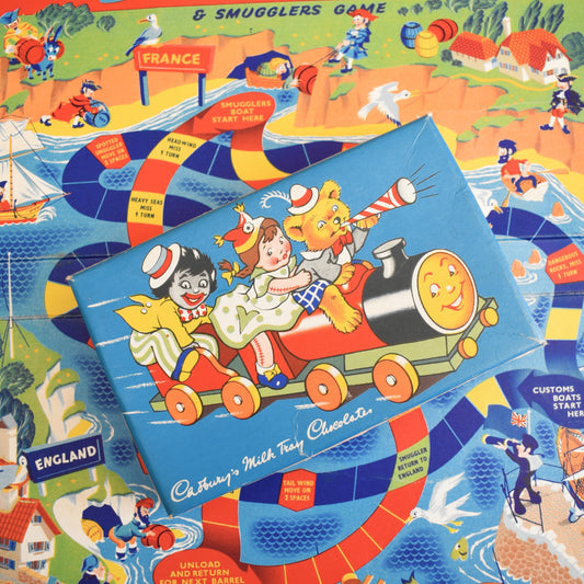 Vintage 1960s Empty Cadbury's Milk Tray Chocolate Box / Fry's Selection Box by Pineapple Retro
