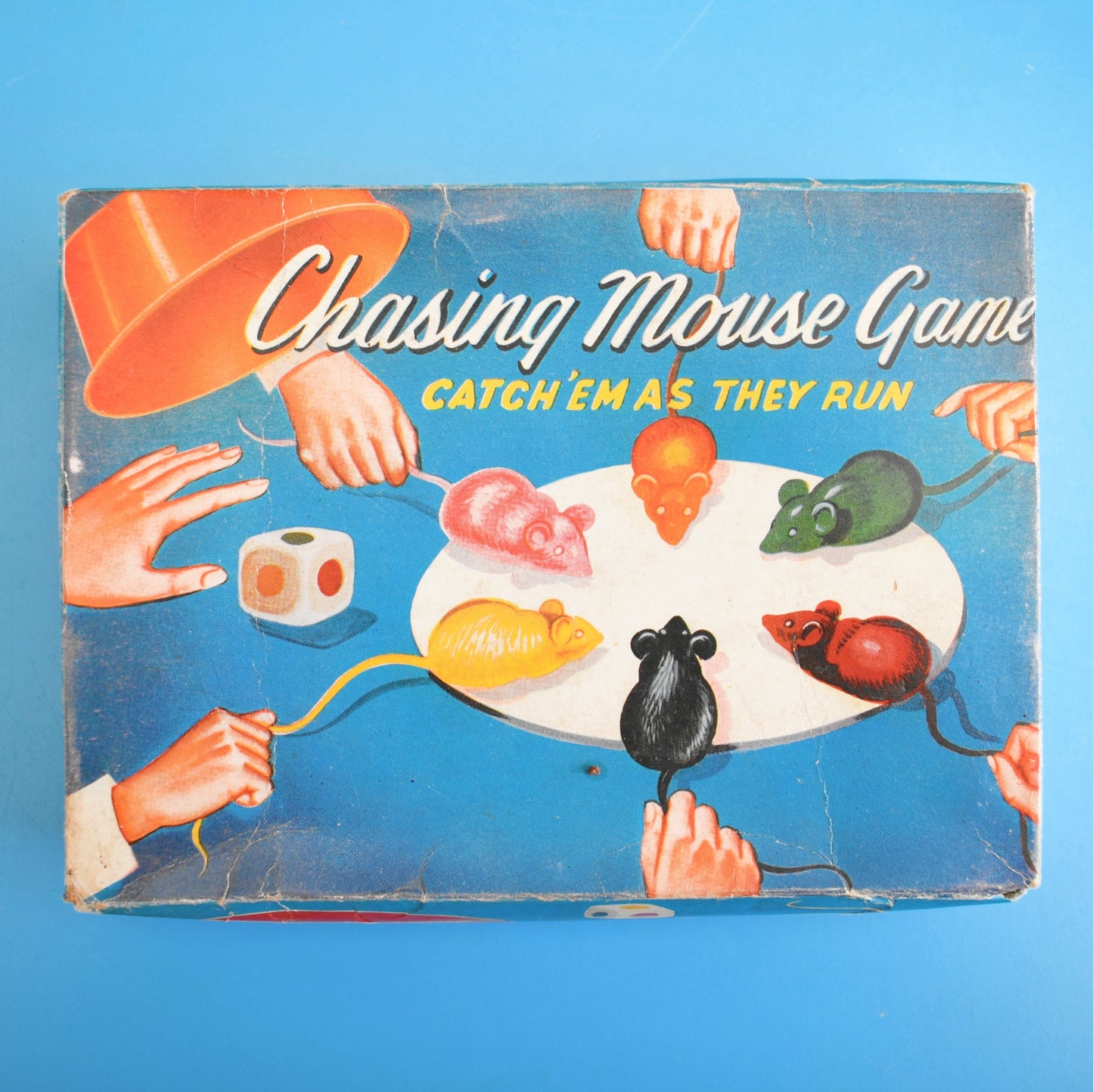 Vintage 1960s Beetle Game / Chasing Mouse Game by Vintage