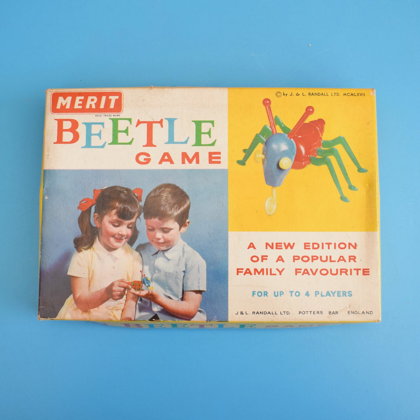 Vintage 1960s Beetle Game / Chasing Mouse Game by Vintage