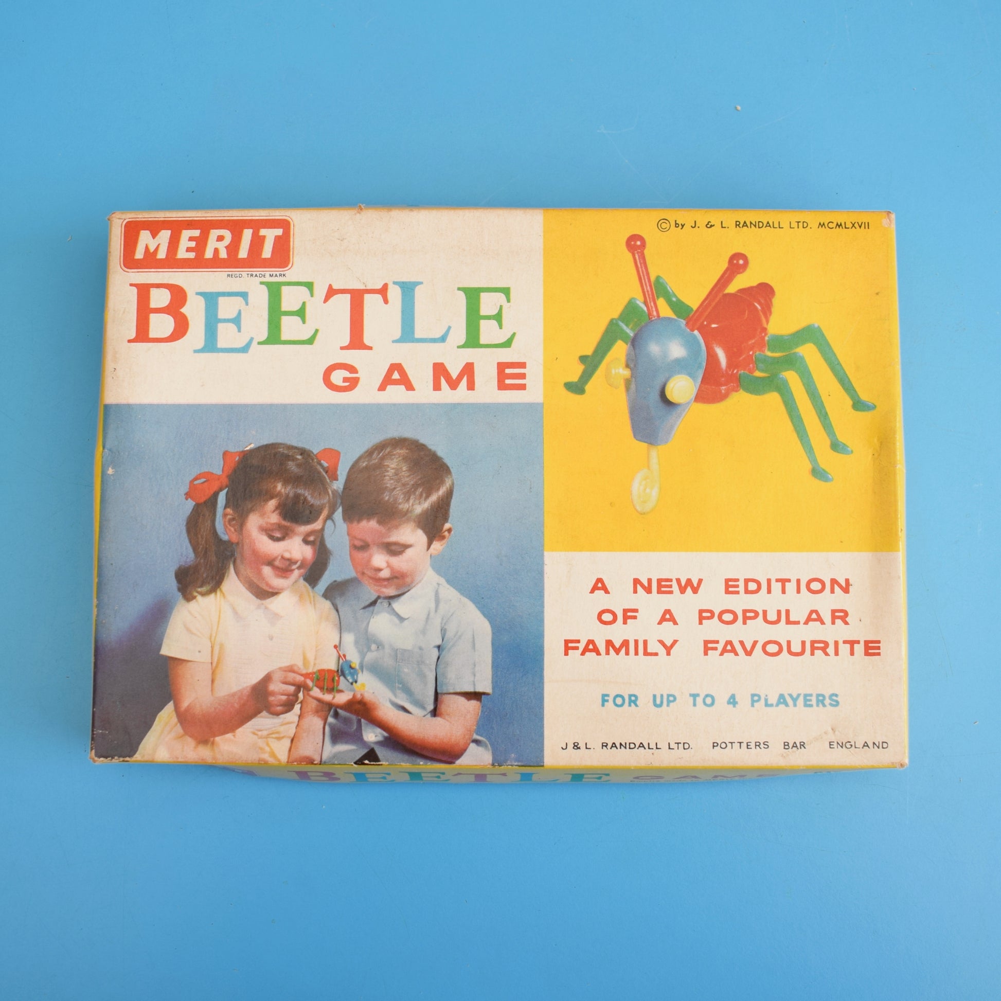 Vintage 1960s Beetle Game / Chasing Mouse Game by Vintage