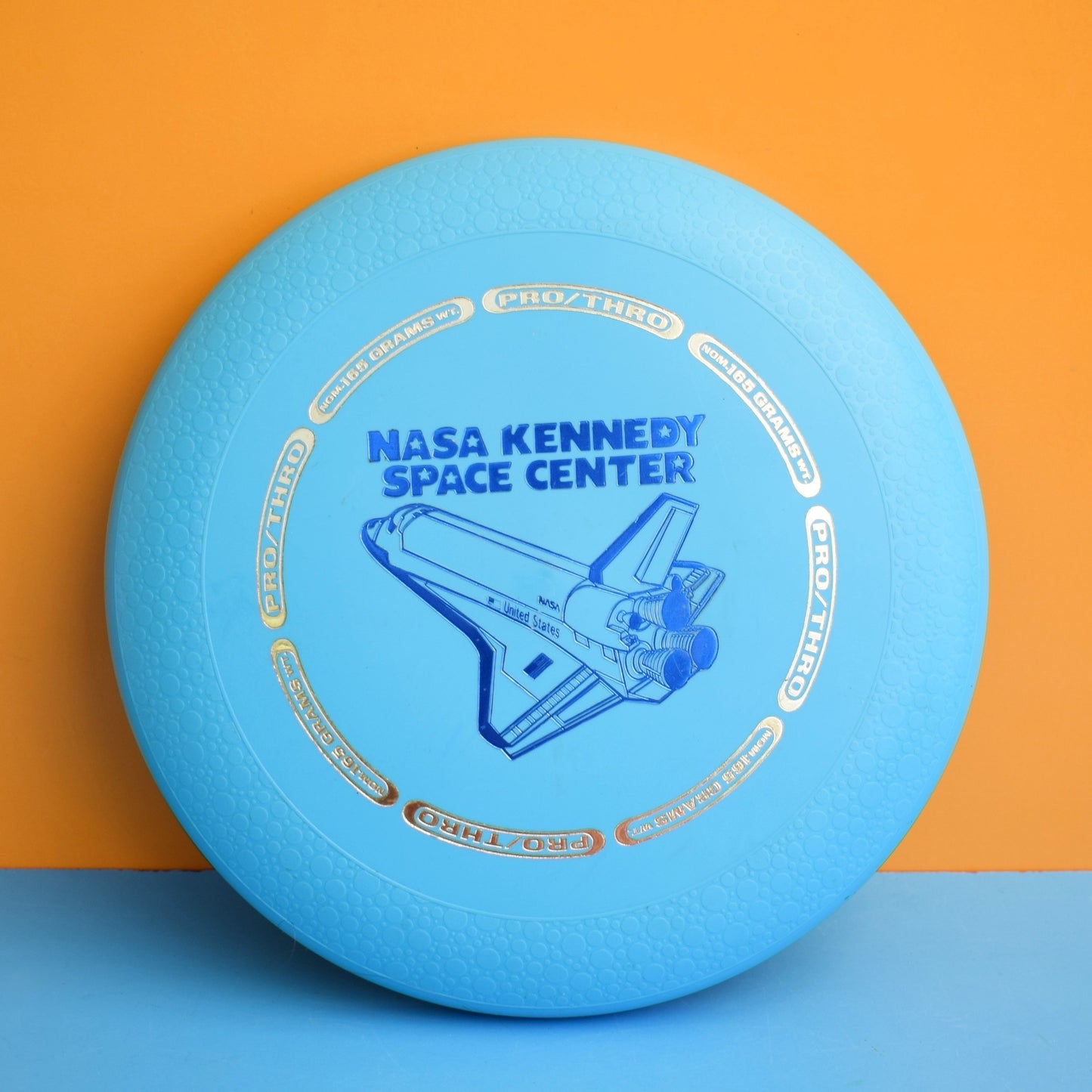 Vintage 1980s Plastic Frisbee / Poncho - Nasa Kennedy Space Center