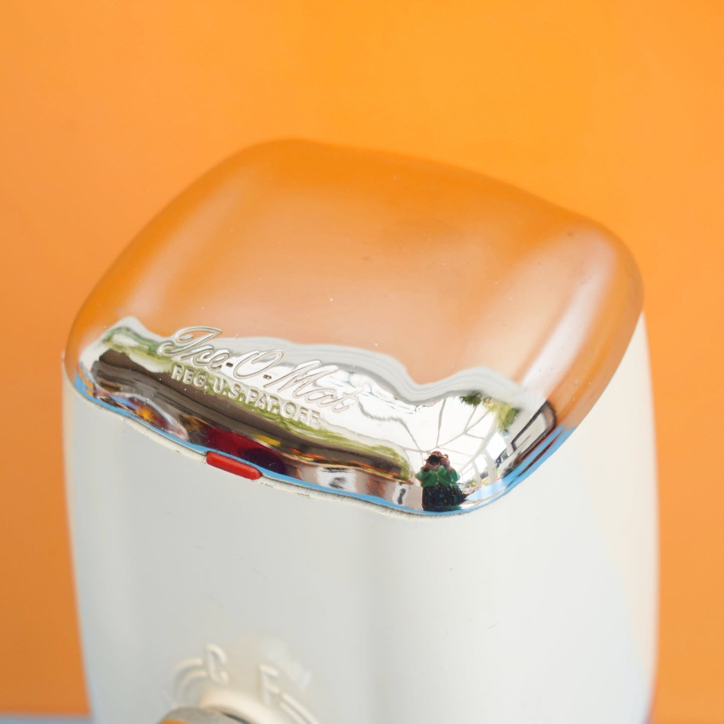 Vintage 1950s Ice O Mat - Ice Crusher - Red