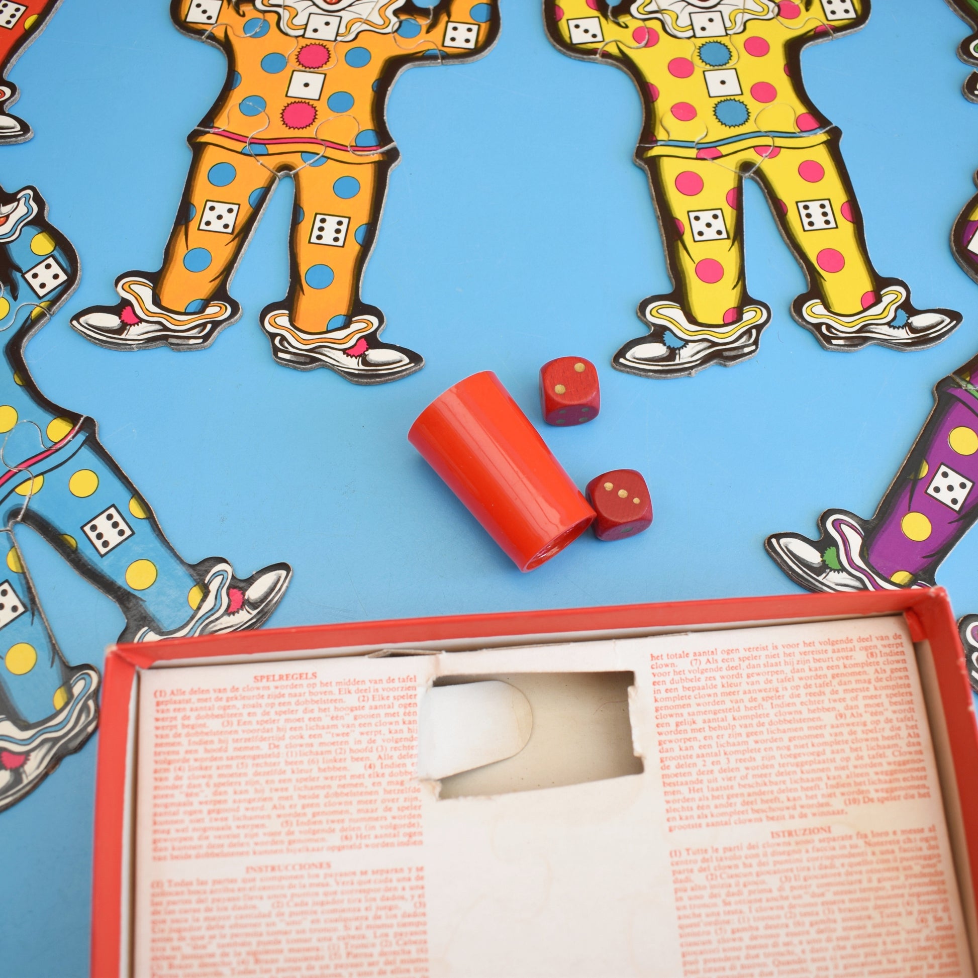 Vintage 1960s Racing Cones / Pick Up Monkeys / Clowning Games by Vintage
