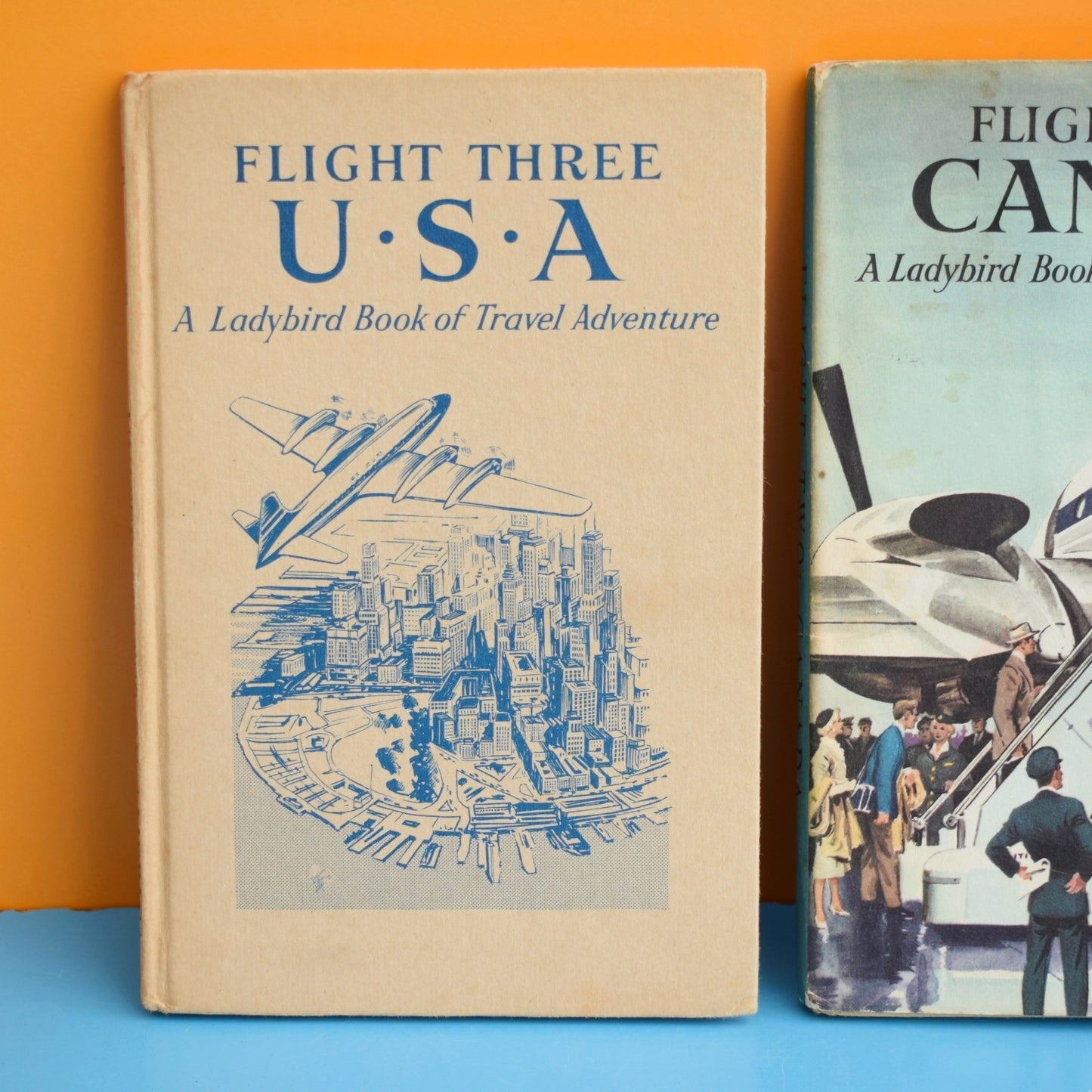 Vintage Ladybird Books - Flight Series - USA / Canada