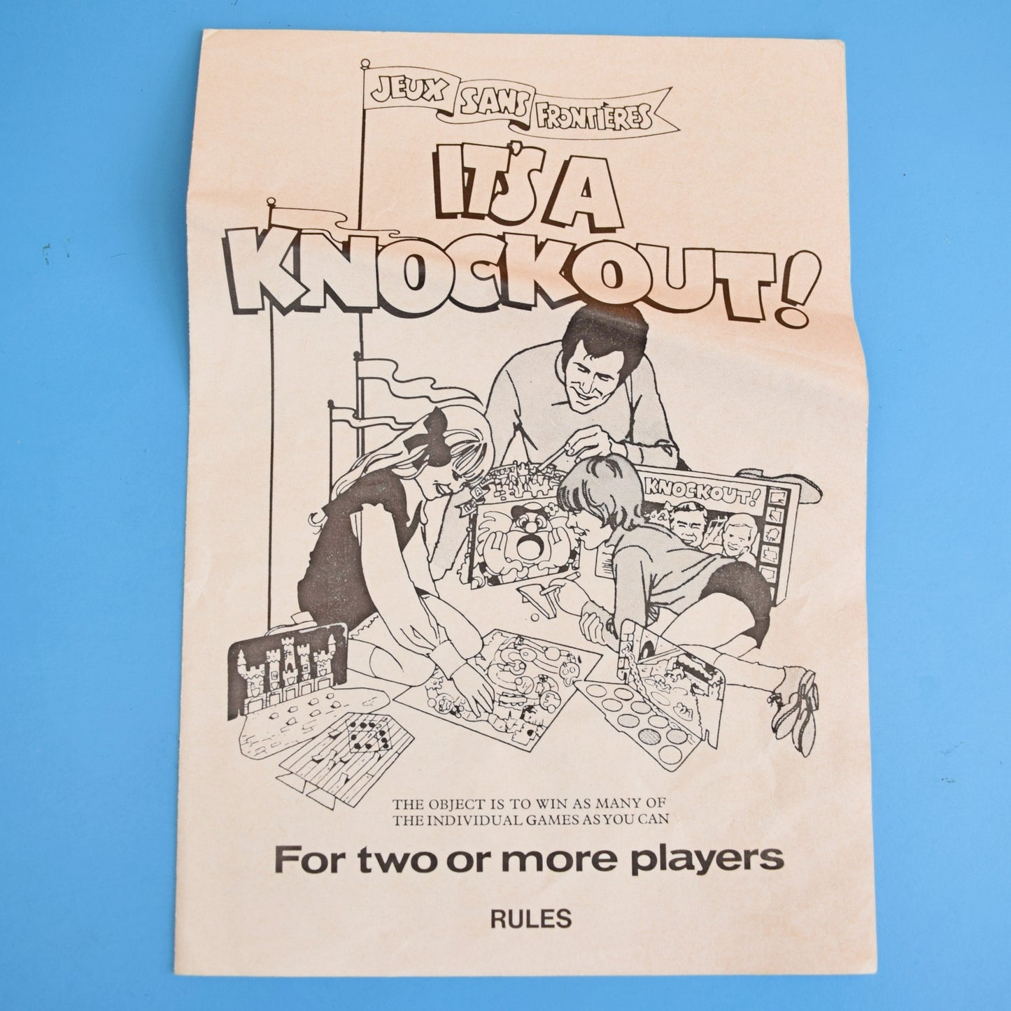 Vintage 1970s Game - Its A Knockout - Denys Fisher