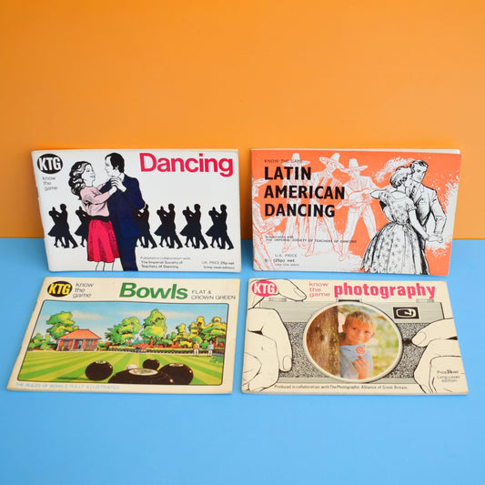 Vintage 1960s Know The Game Books - Dancing, Photography, Bowls by Vintage