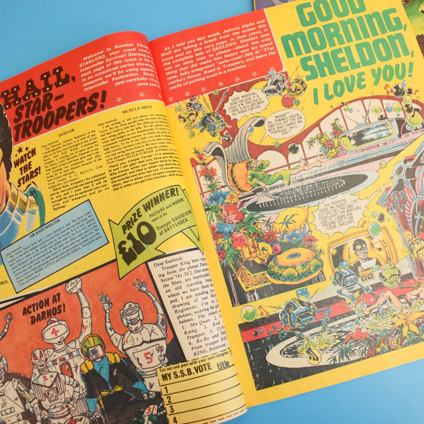 Vintage 1970s Star Lord Magazines- Mind Wars / Issue 2 by Pineapple Retro