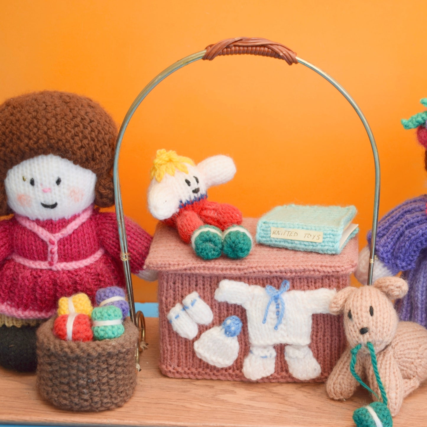 Vintage Jean Greenhowe Knitted Winifred's Wool Shop by Pineapple Retro