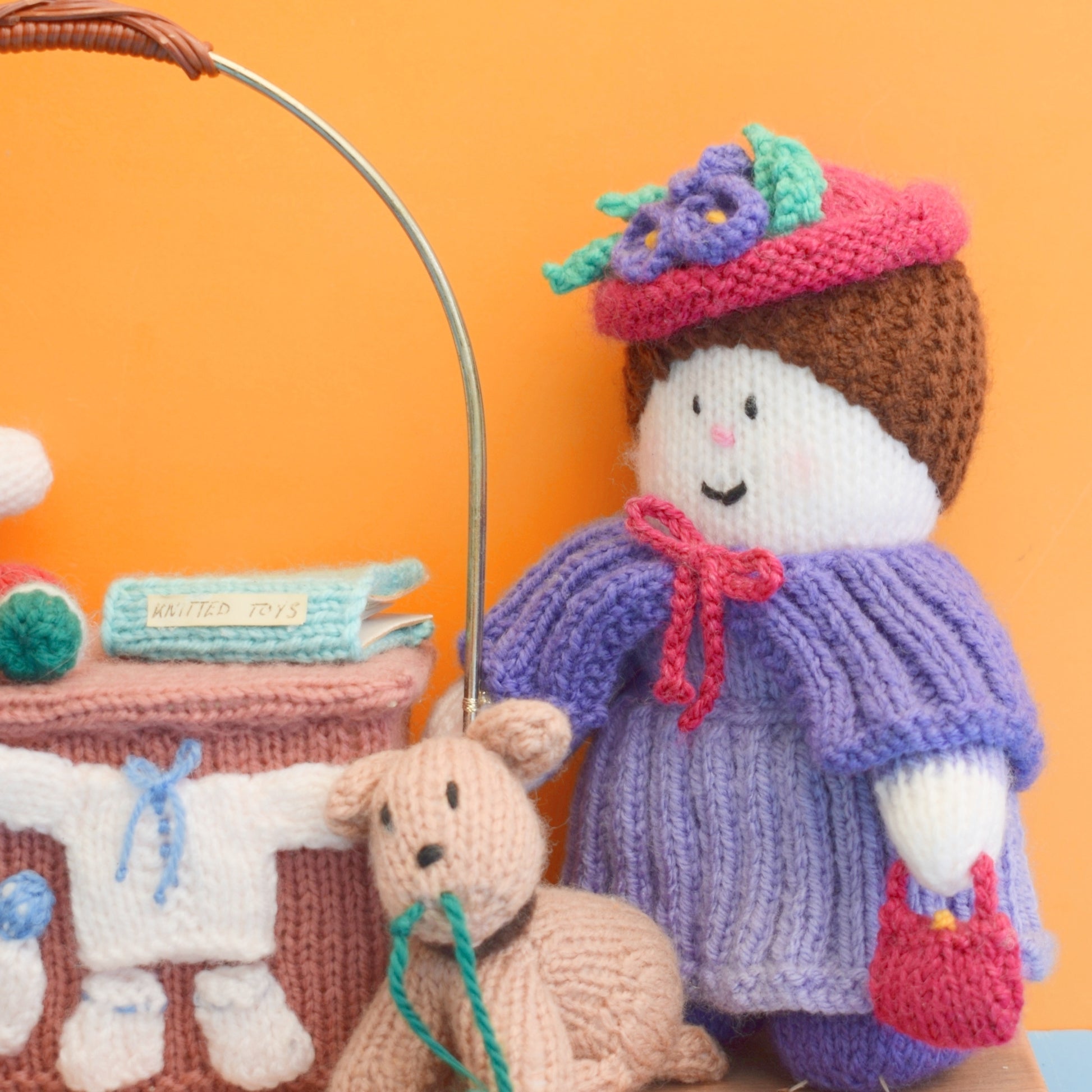 Vintage Jean Greenhowe Knitted Winifred's Wool Shop by Pineapple Retro