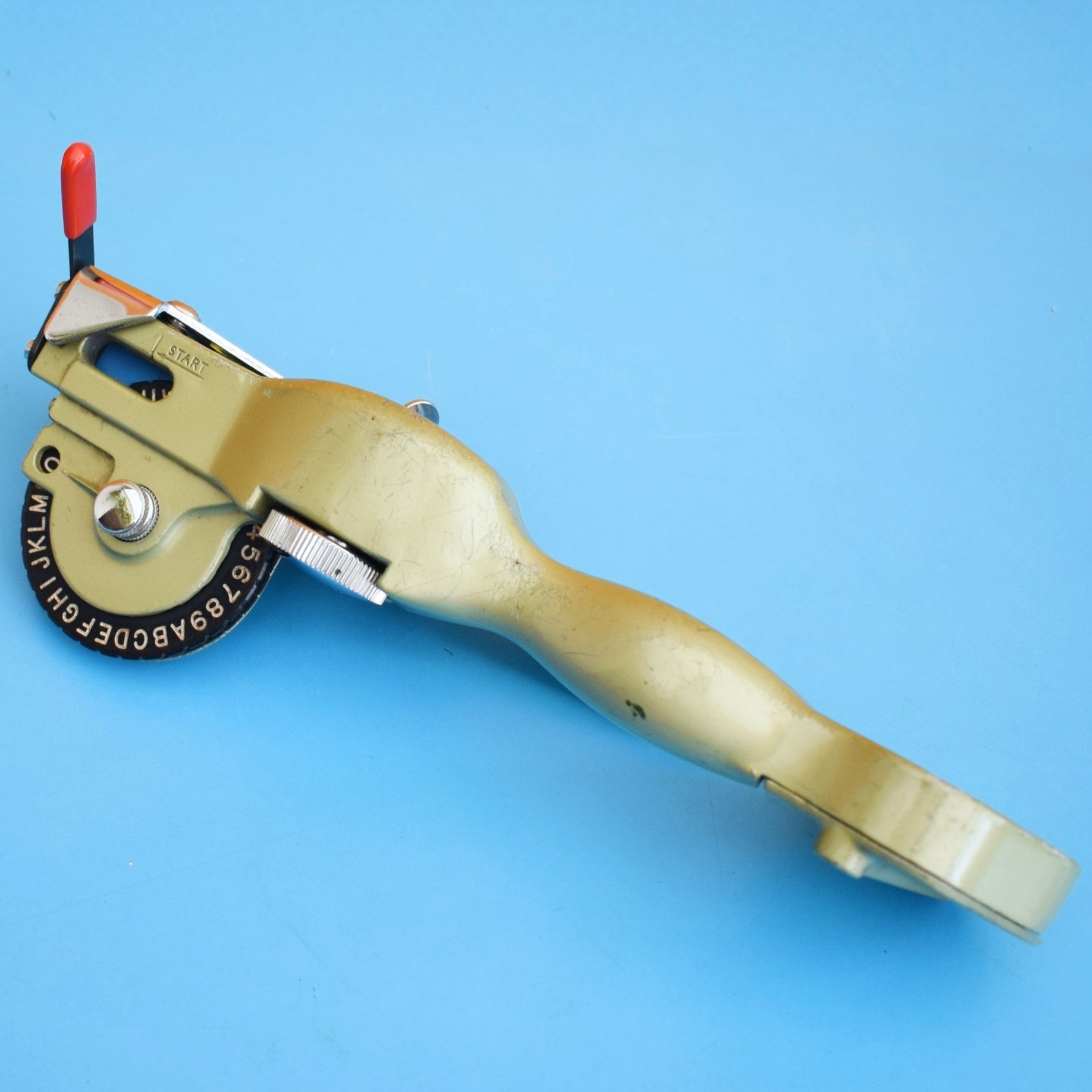 ■製品保証■ダイモ DYMO MITE M-22 タブ（２重）カット 185-6 Vintage 1960s Dymo -Mite Tape Writer Label Maker - Model 22