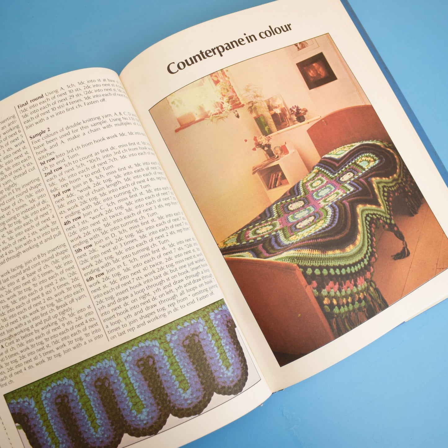 Vintage 1980s Book - Complete Guide To Crochet