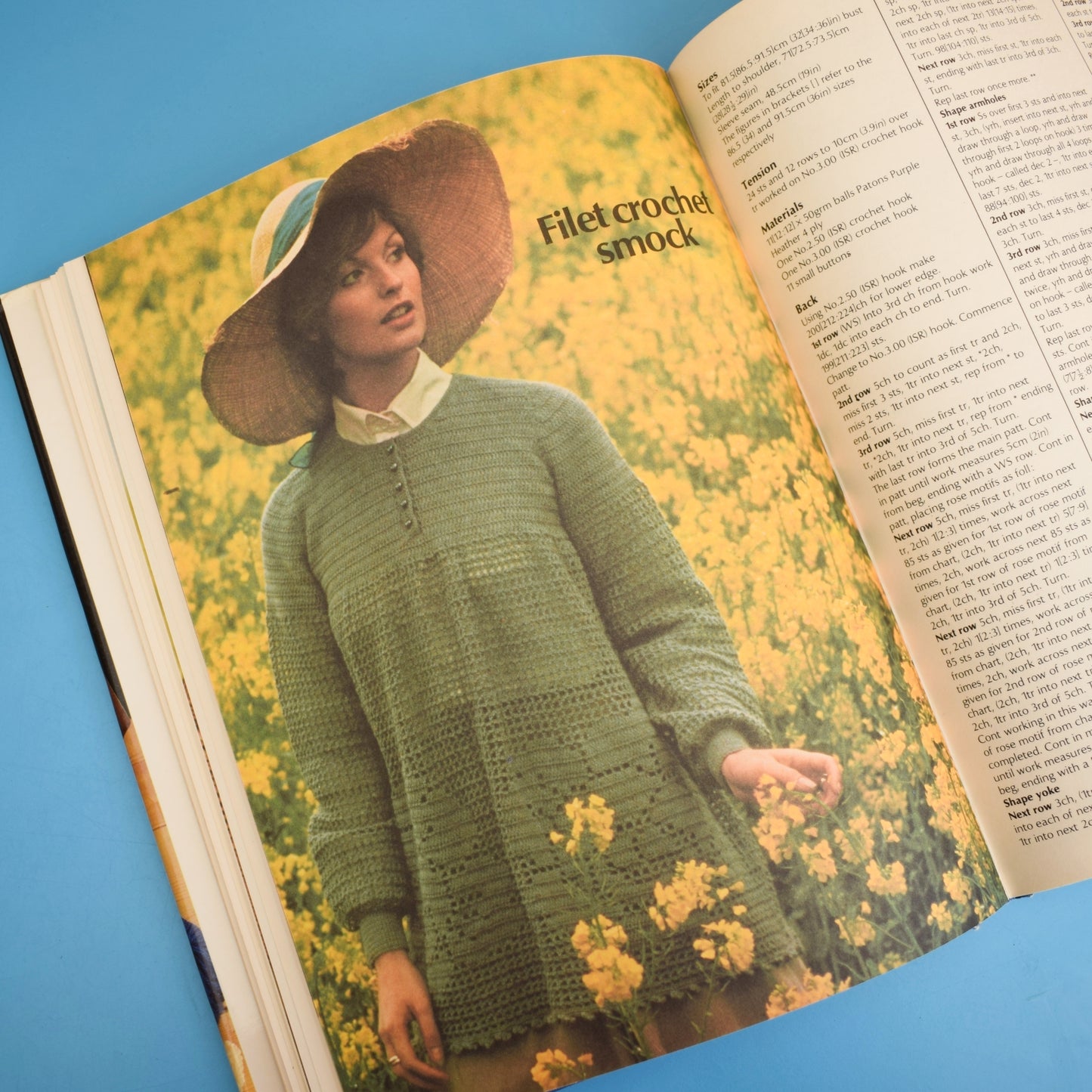 Vintage 1980s Book - Complete Guide To Crochet