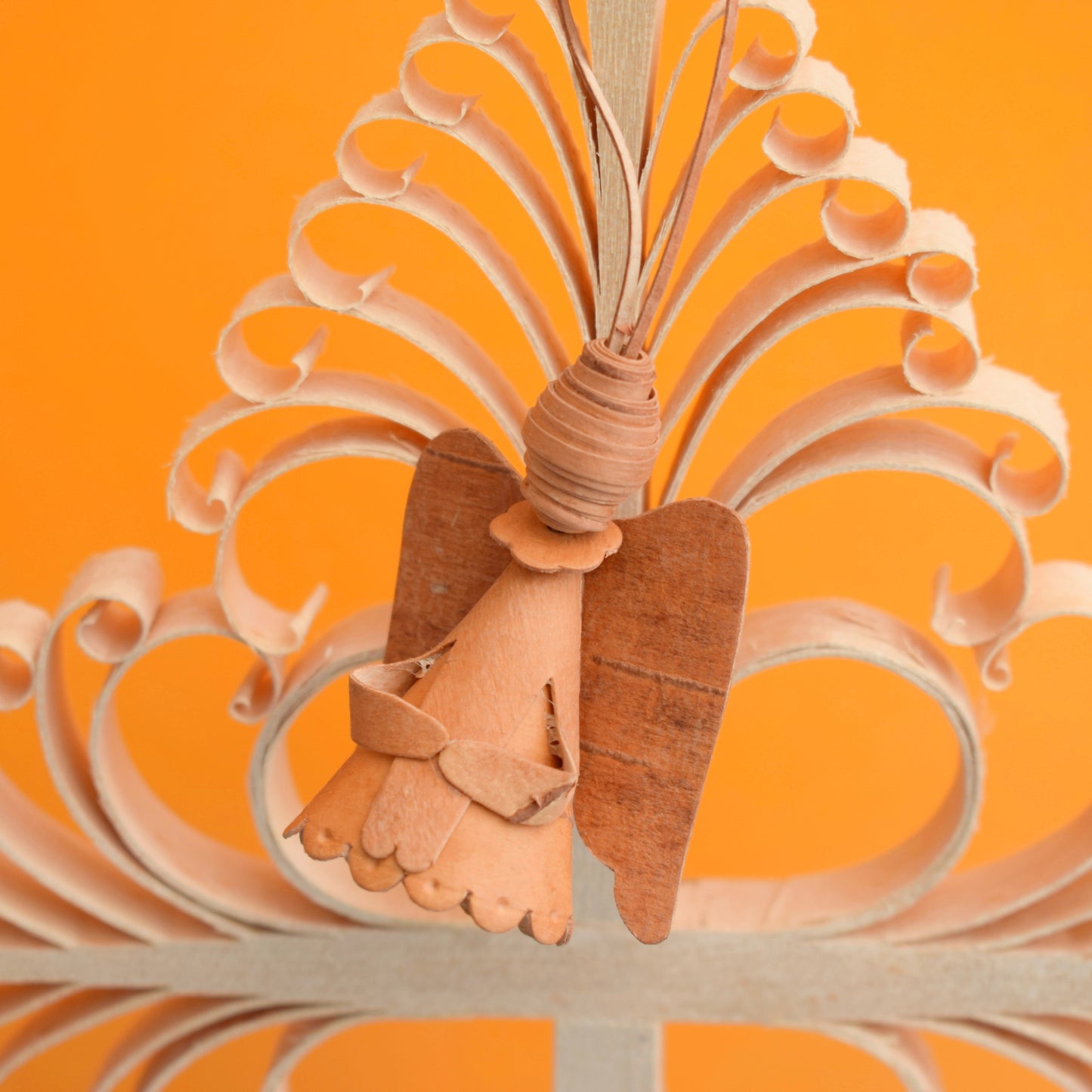 Vintage 1980s Erzgebirge Style Wooden Thomas Cross- Finland