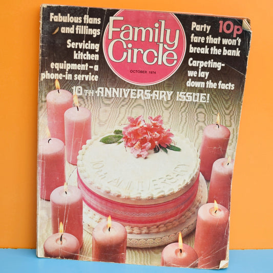 Vintage 1970s Family Circle Magazine  - 1974