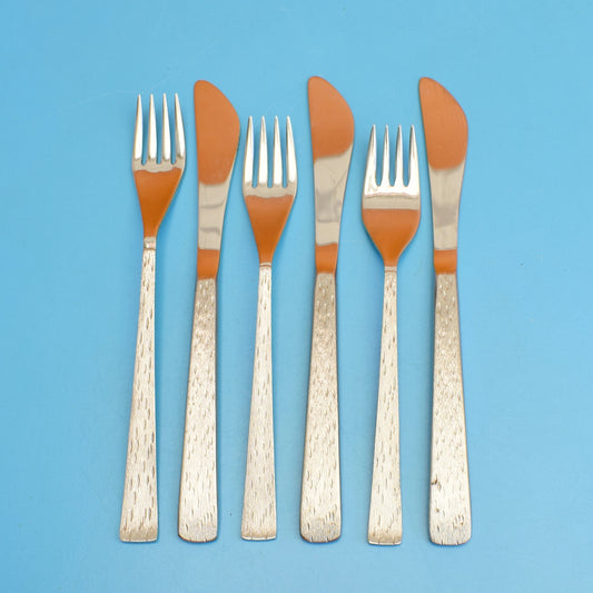 Vintage 1960s Spear & Jackson Crystal Cutlery - Stainless Steel - Various by Vintage