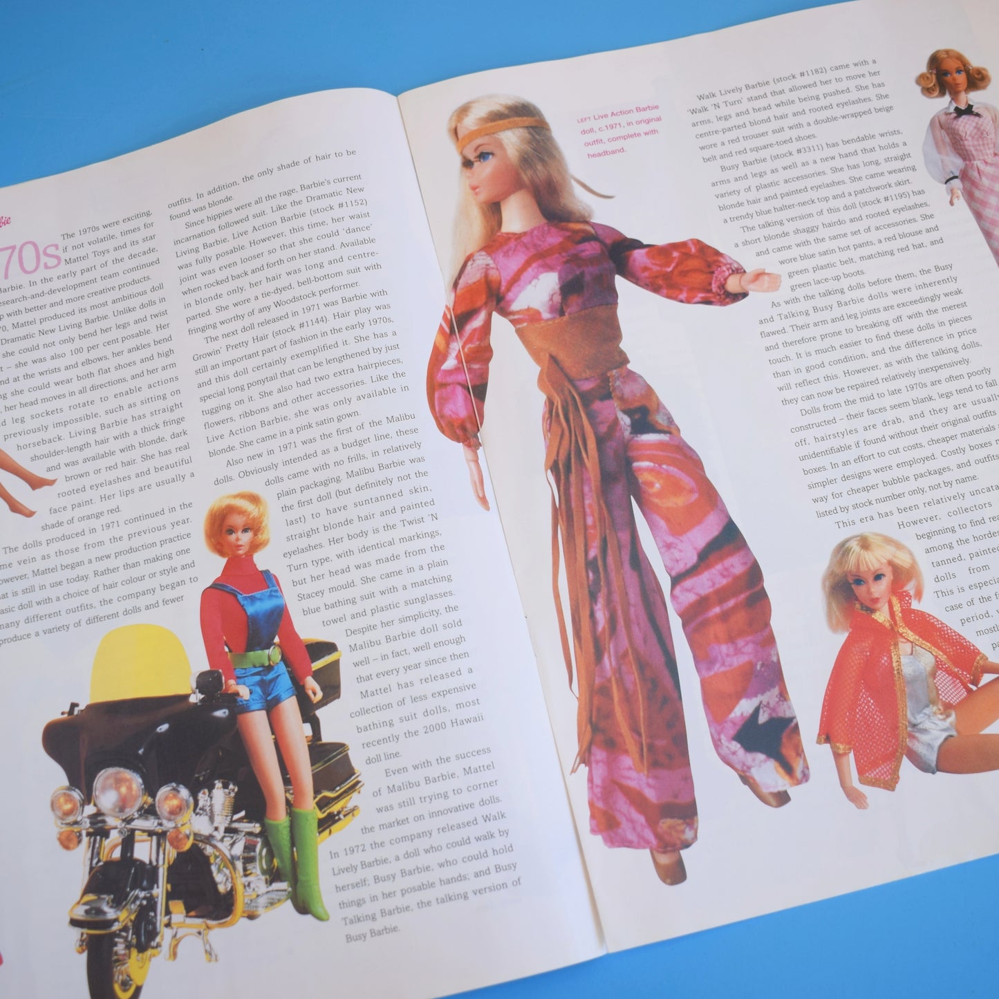 Vintage 2000s Barbie Magazine Sup, Magnetic Dress Up Barbie Set - Funky