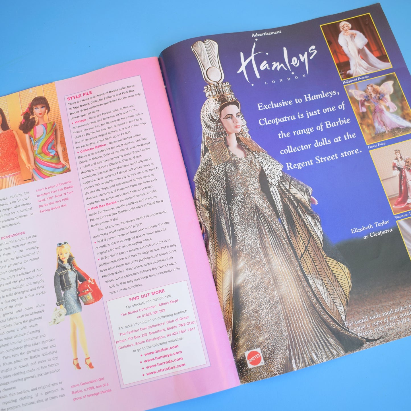 Vintage 2000s Barbie Magazine Sup, Magnetic Dress Up Barbie Set - Funky