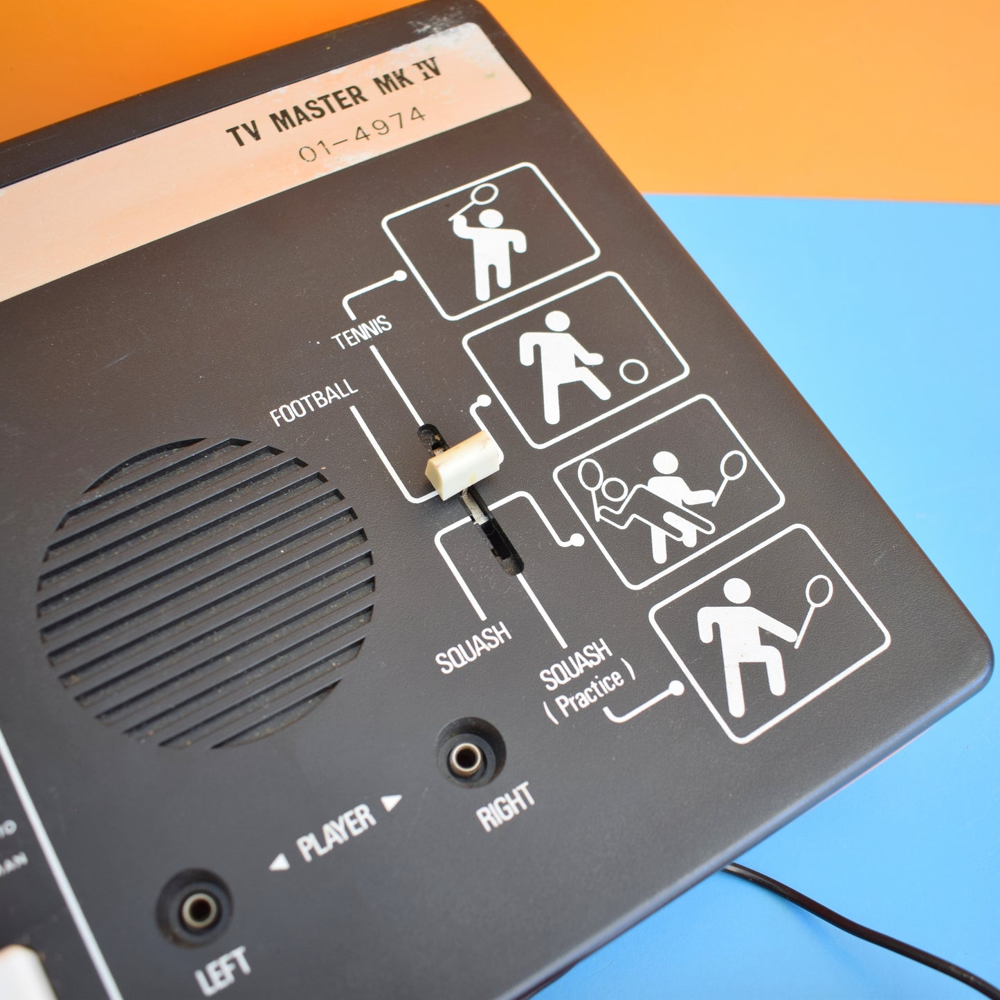 Vintage 1970s Binatone TV Master MK 4 Games Console - Orange