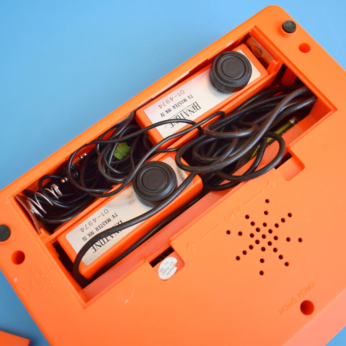 Vintage 1970s Binatone TV Master MK 4 Games Console - Orange