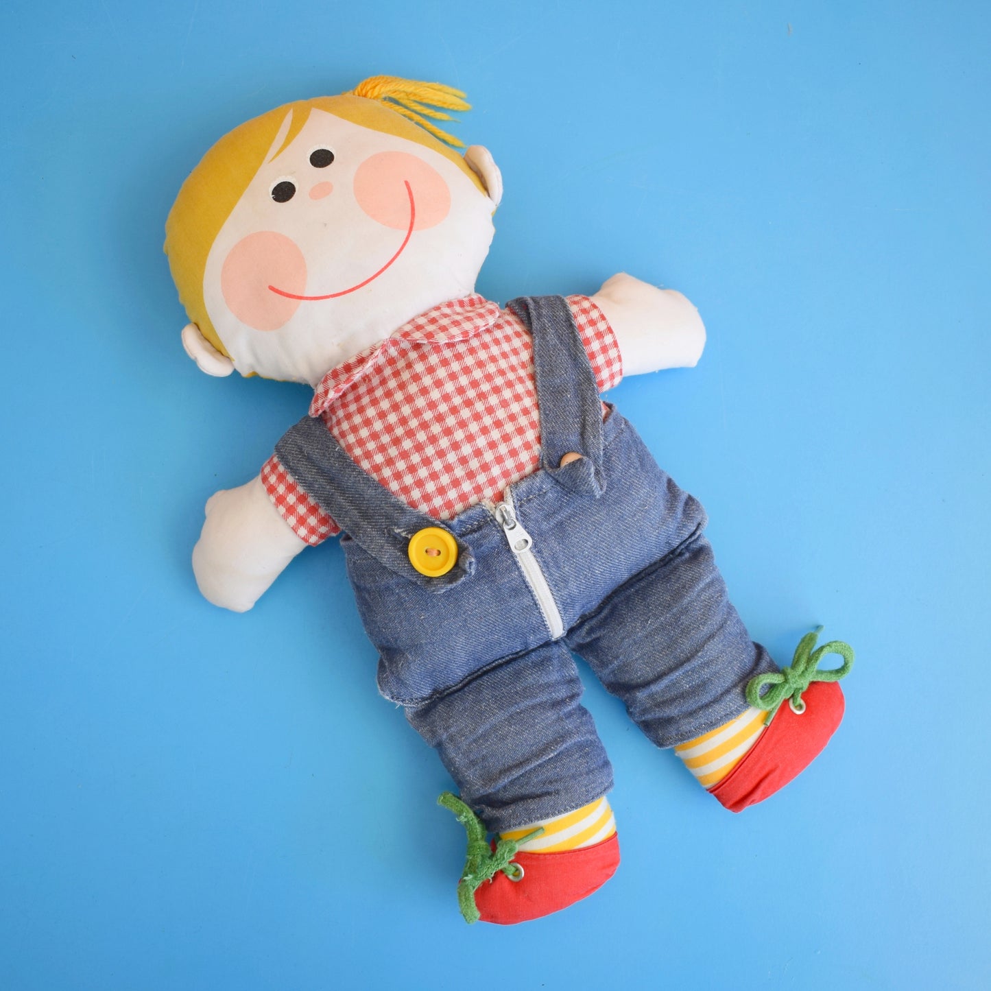 Vintage 1970s Fabric Doll - Dapper Dan - Playskool