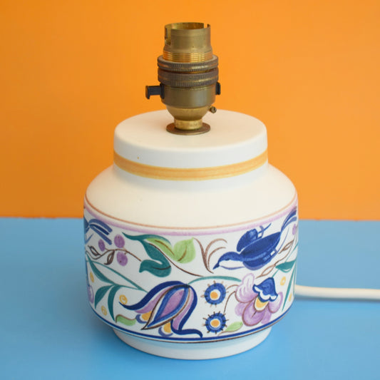 Vintage 1960s Poole Pottery Lamp