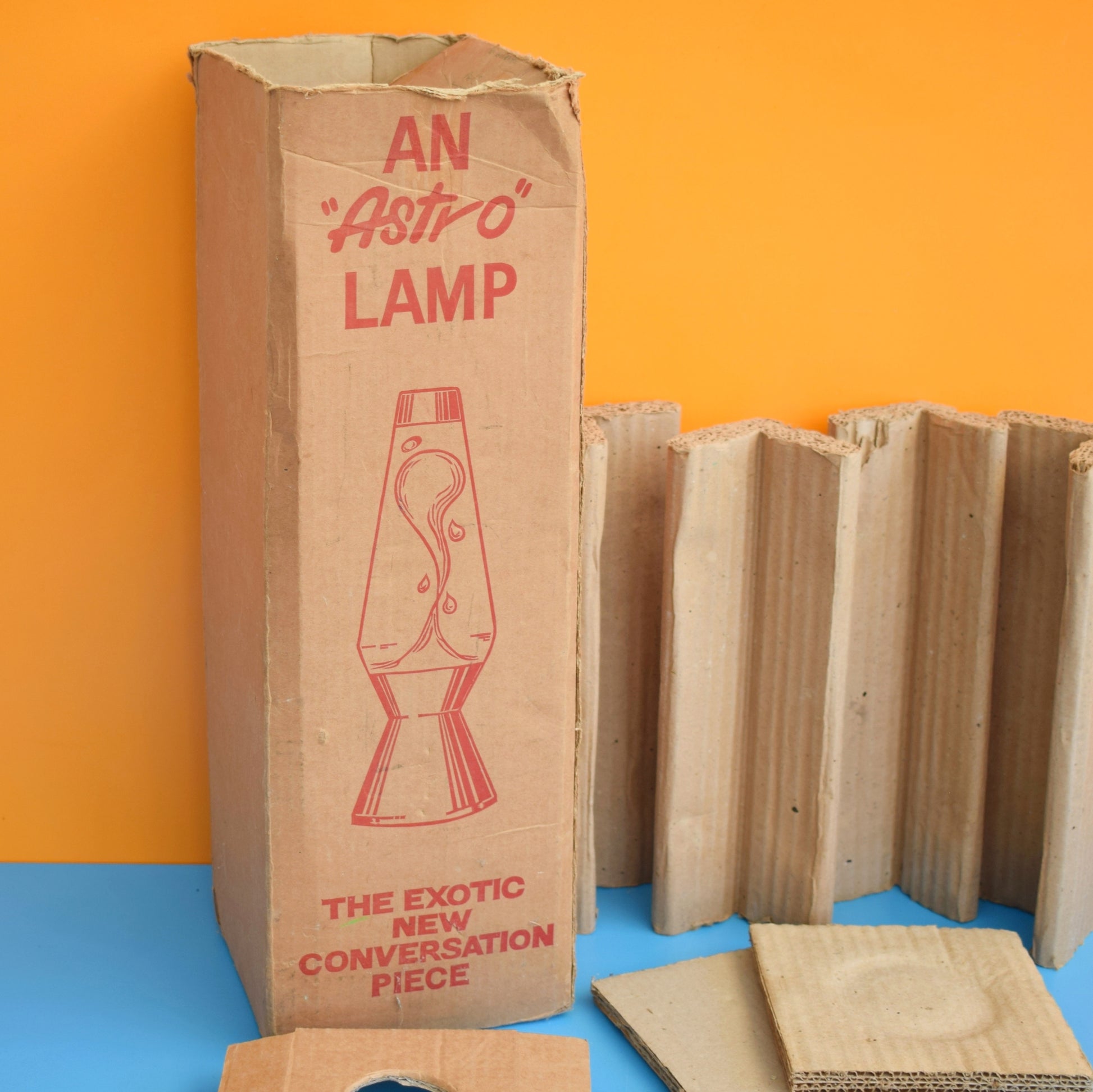 Vintage 1960s Rare Crestworth Astro Lava Lamp - Box Only MK2 by Vintage