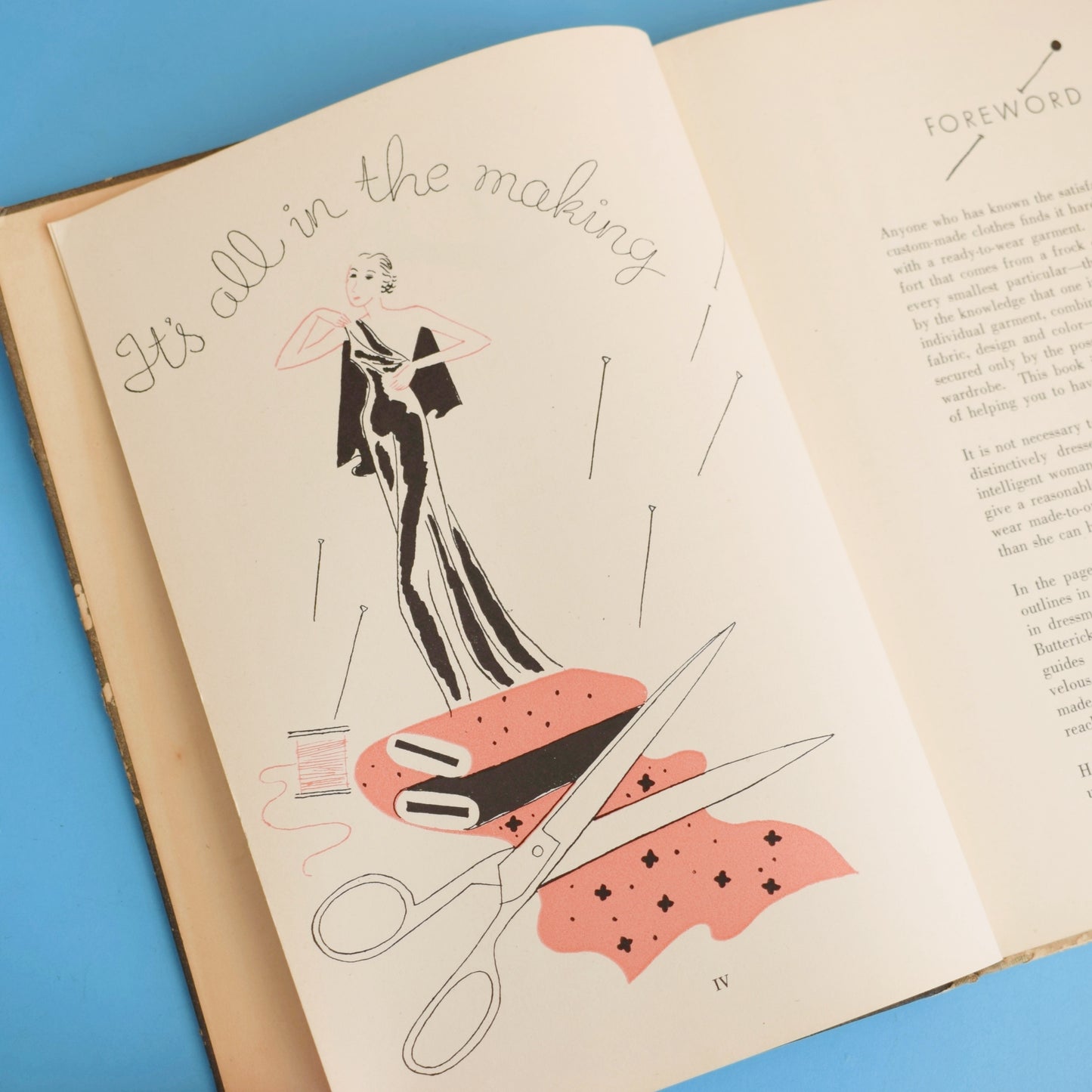 Vintage 1930s Dressmaking Book - Making Smart Clothes- Butterick