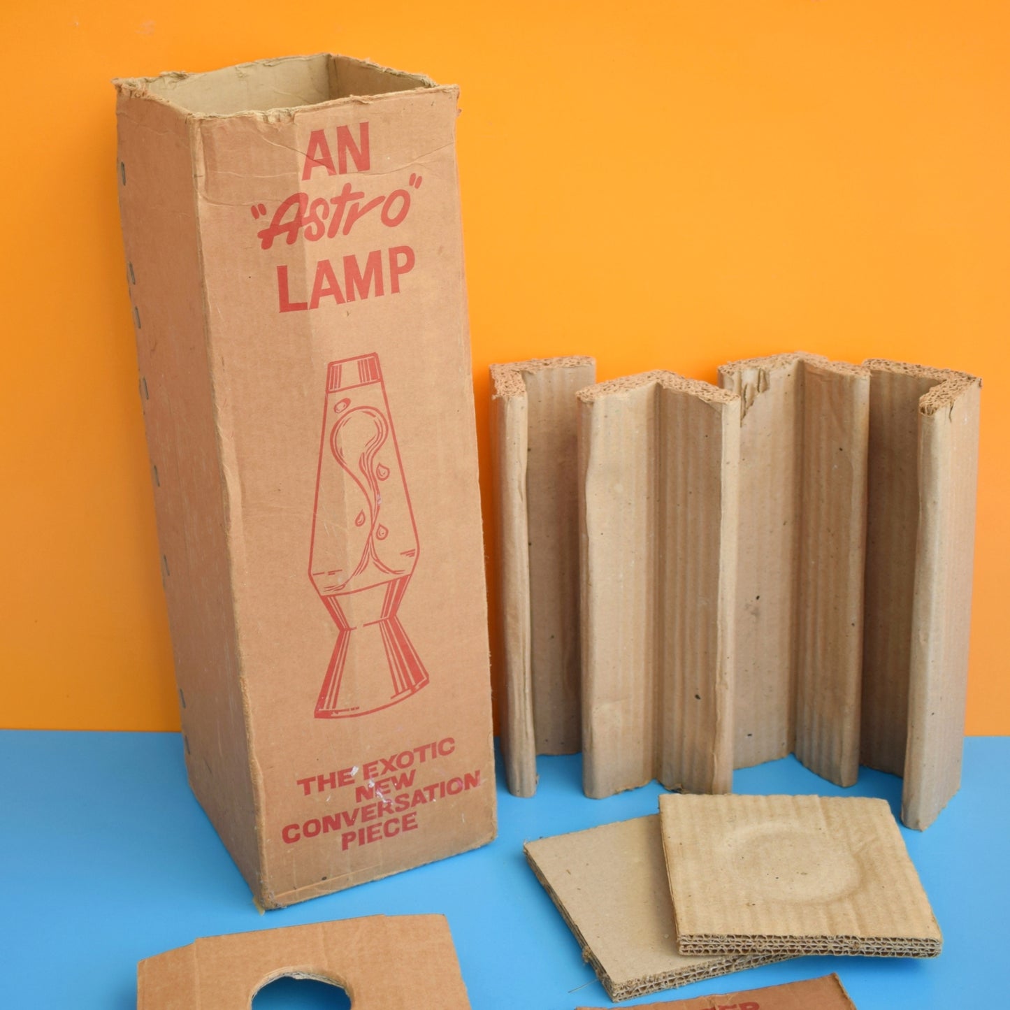 Vintage 1960s Rare Crestworth Astro Lava Lamp - Box Only MK2 by Vintage