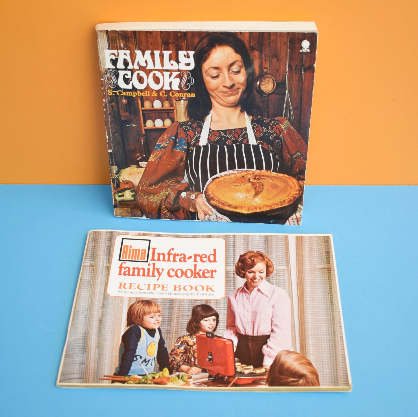 Vintage 1970s Cookery / Recipe Books - Family Cook- C. Conran / Rima Infa-Red by Pineapple Retro