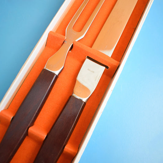 Vintage 1960s Stylish Carving Set- Boxed - Dutch by Vintage