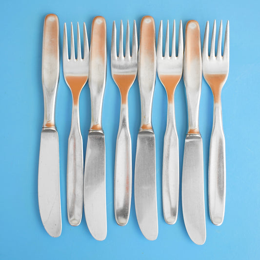 Vintage 1960s German Rostfrei Cutlery - Stainless Steel - Stylish by Vintage