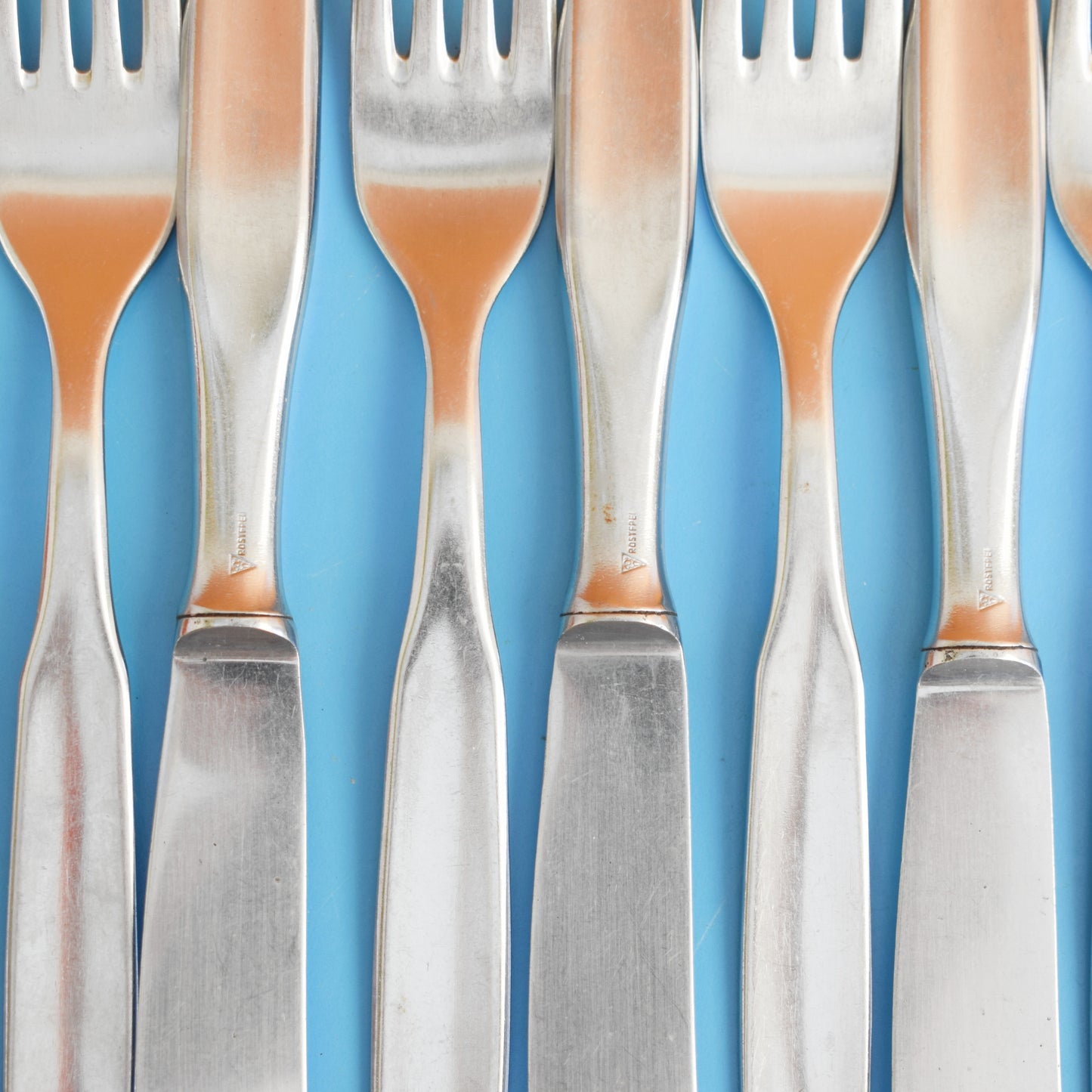 Vintage 1960s German Rostfrei Cutlery - Stainless Steel - Stylish by Vintage