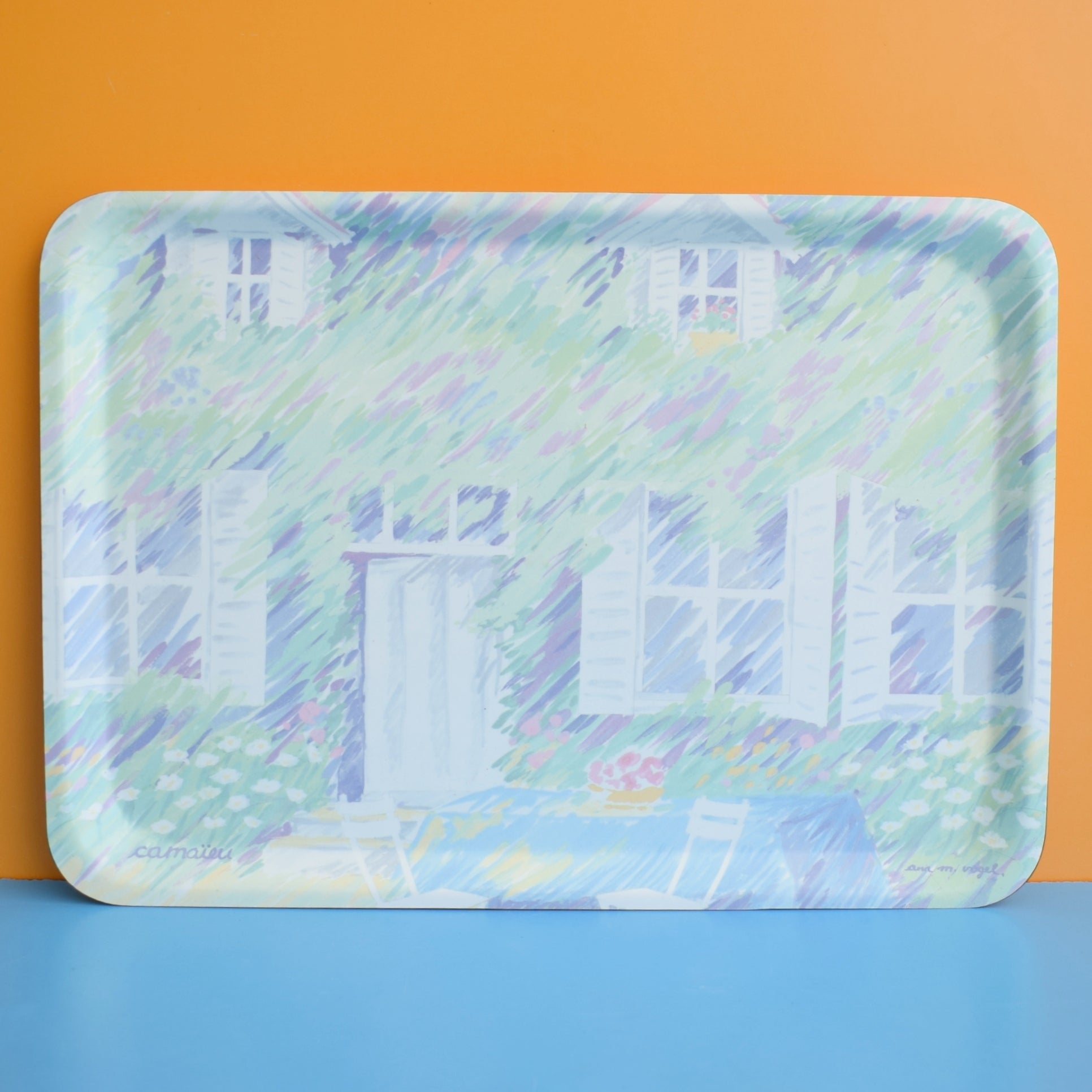 Vintage 1960s Melamine Plastic - Pastel Shades by Vintage