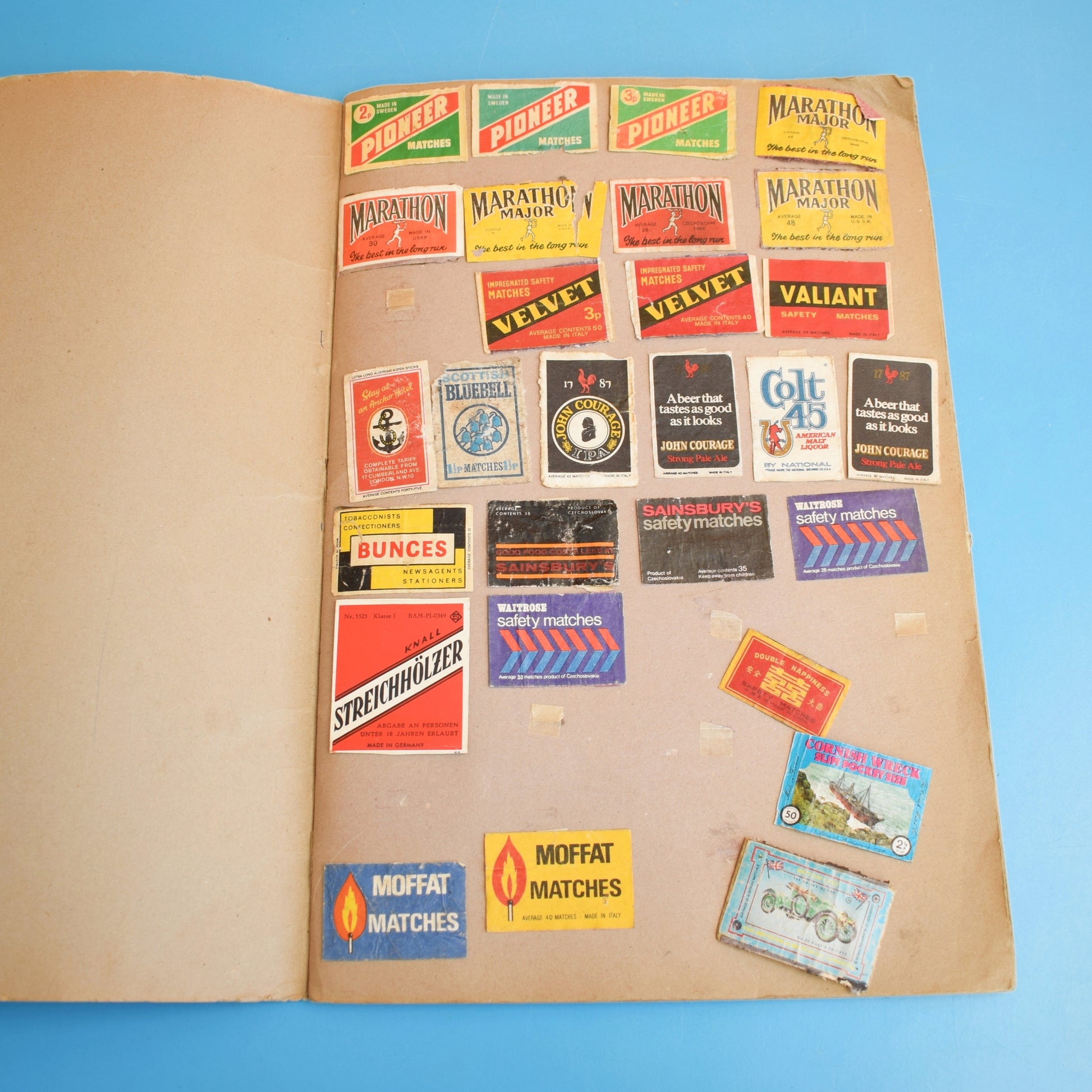 Vintage 1970s Matchbook Covers / Owl Scrapbook By Erika - Amazing Designs by Vintage