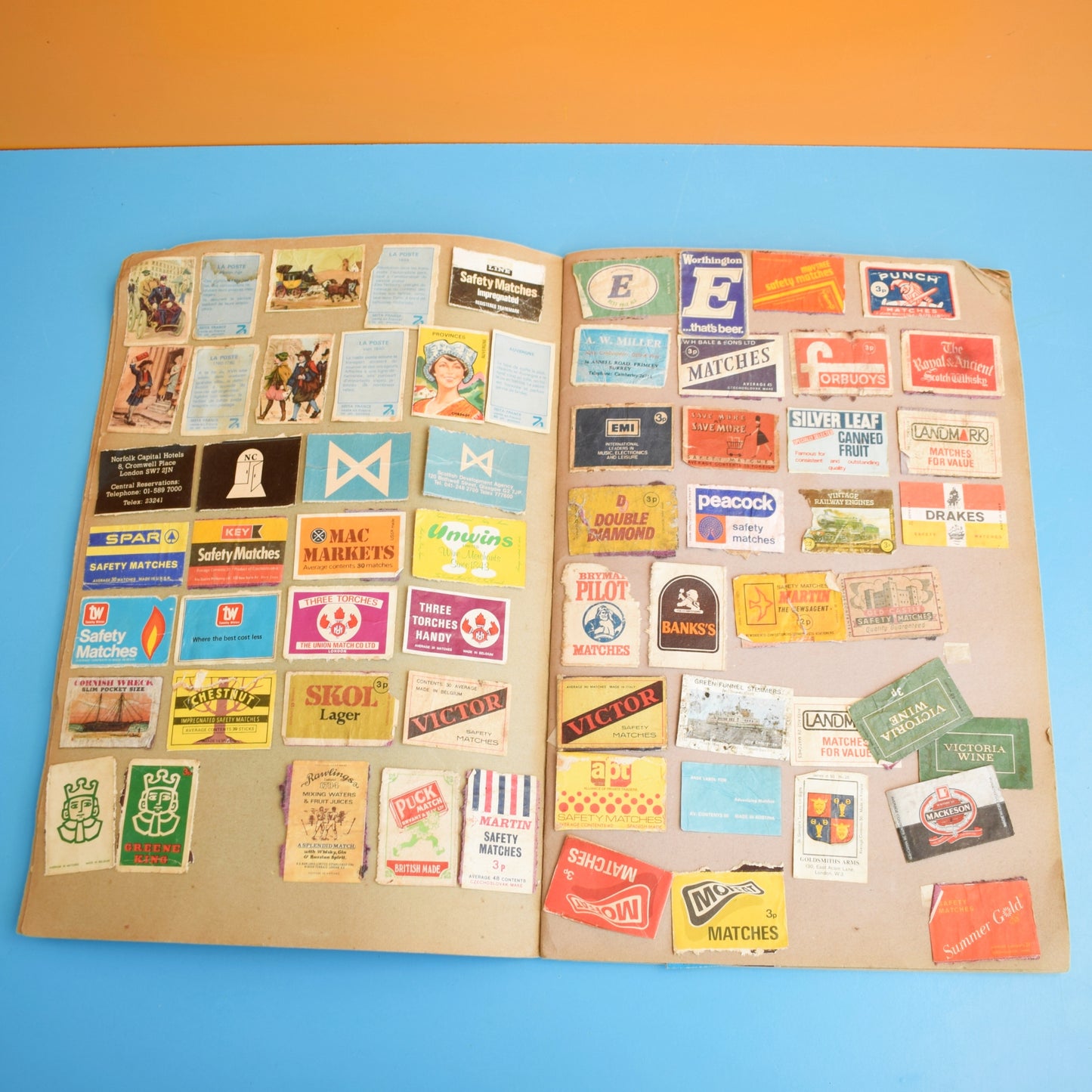 Vintage 1970s Matchbook Covers / Owl Scrapbook By Erika - Amazing Designs by Vintage