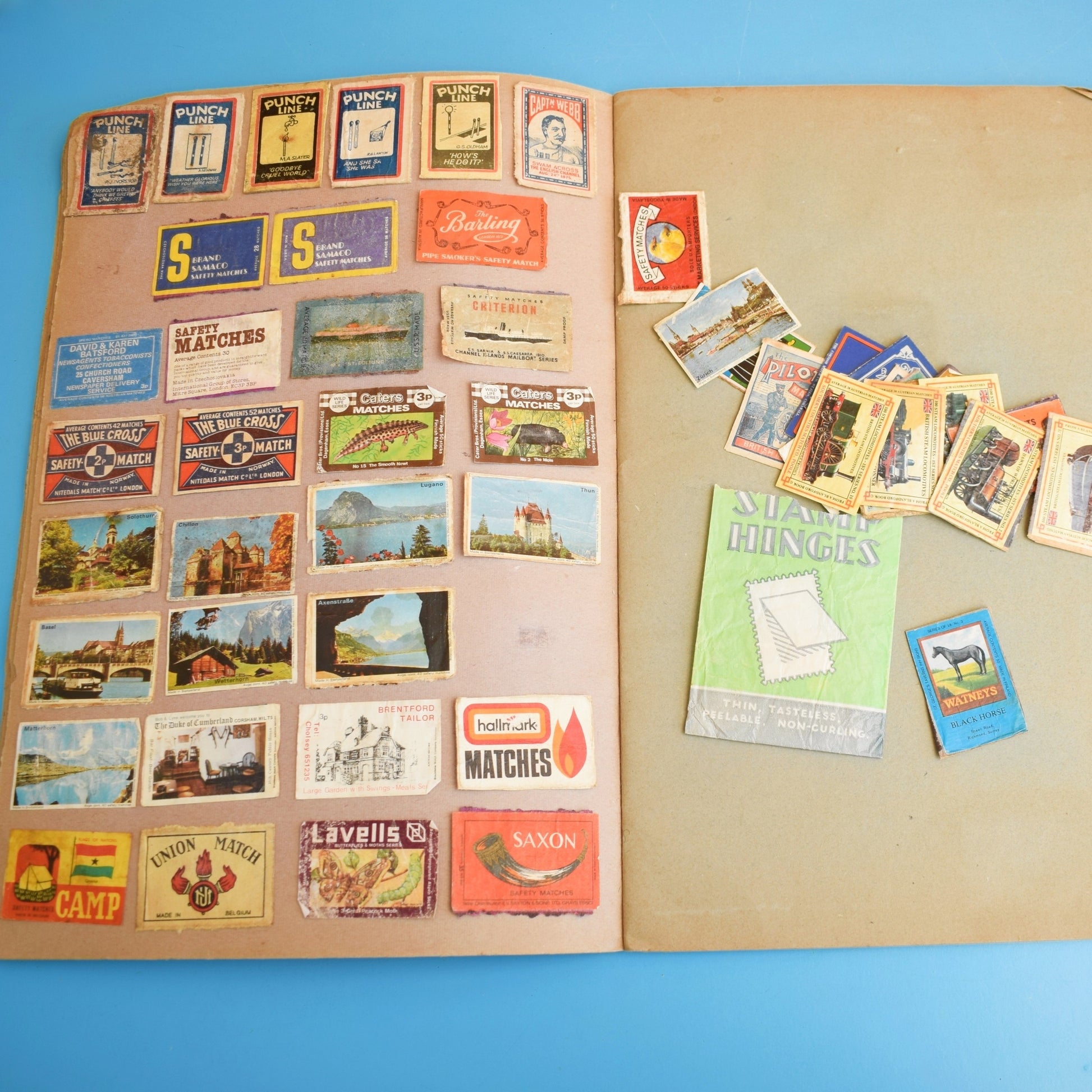 Vintage 1970s Matchbook Covers / Owl Scrapbook By Erika - Amazing Designs by Vintage