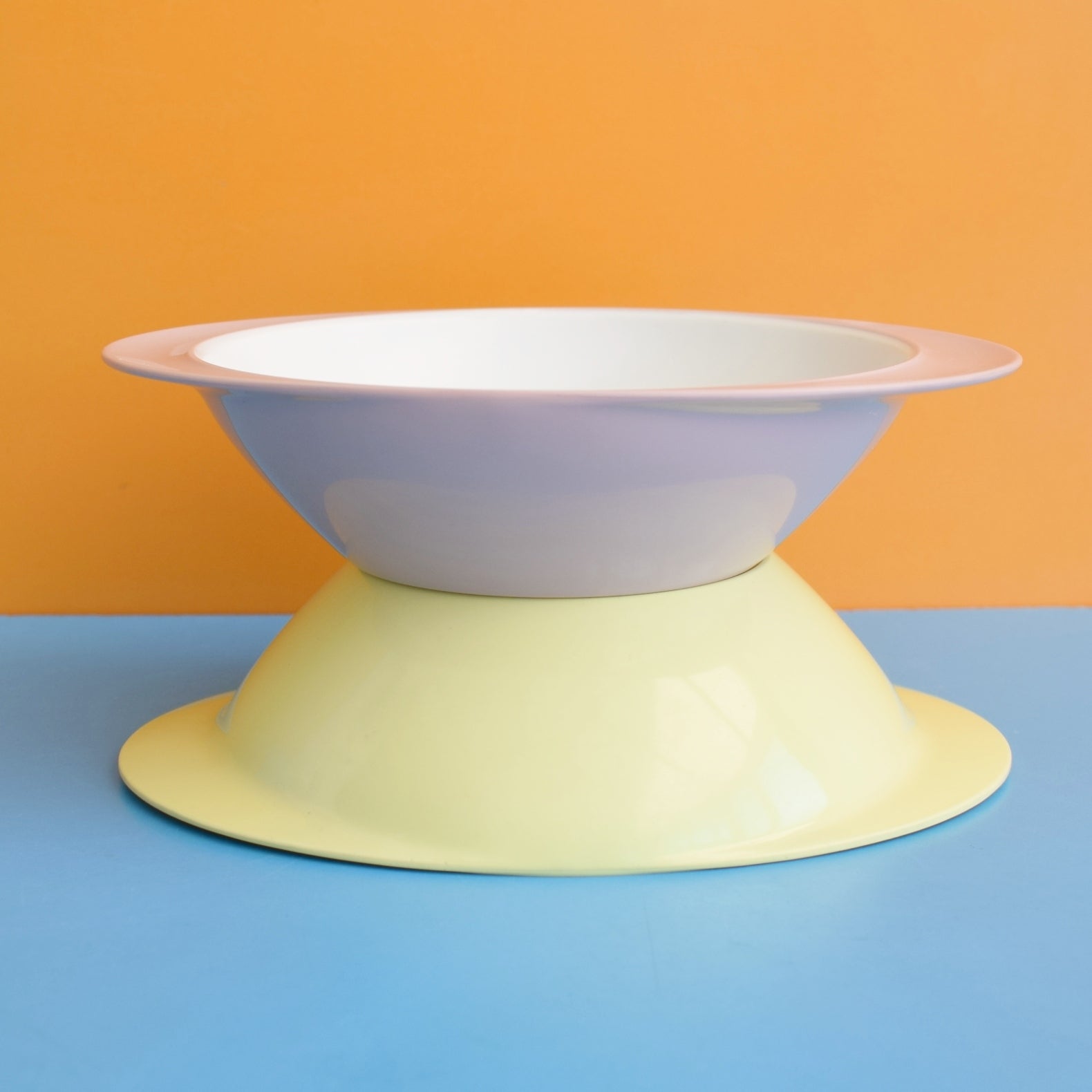 Vintage 1960s Melamine Plastic - Pastel Shades by Vintage