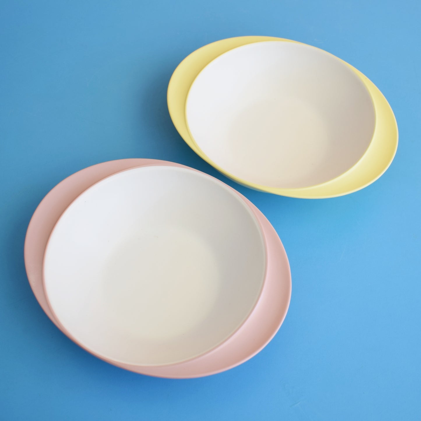 Vintage 1960s Melamine Plastic - Pastel Shades by Vintage