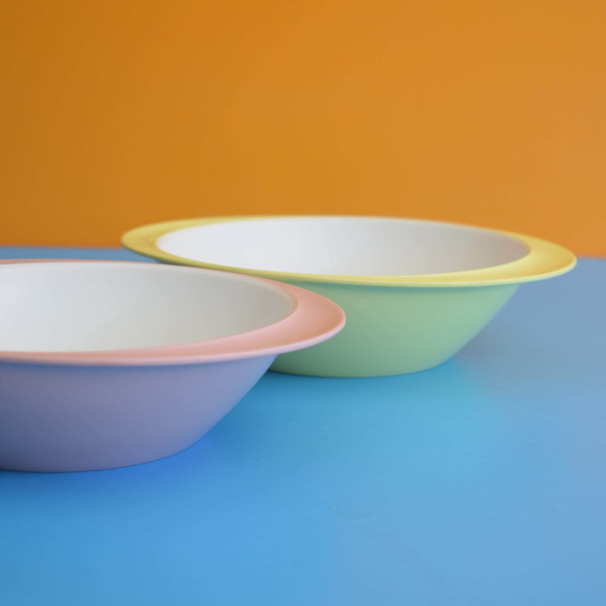 Vintage 1960s Melamine Plastic - Pastel Shades by Vintage