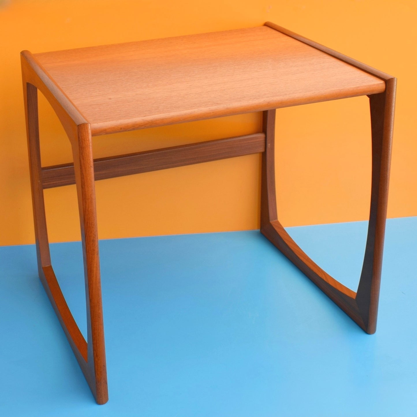 Vintage 1960s Teak Quadrangle Side Table - G Plan by Vintage