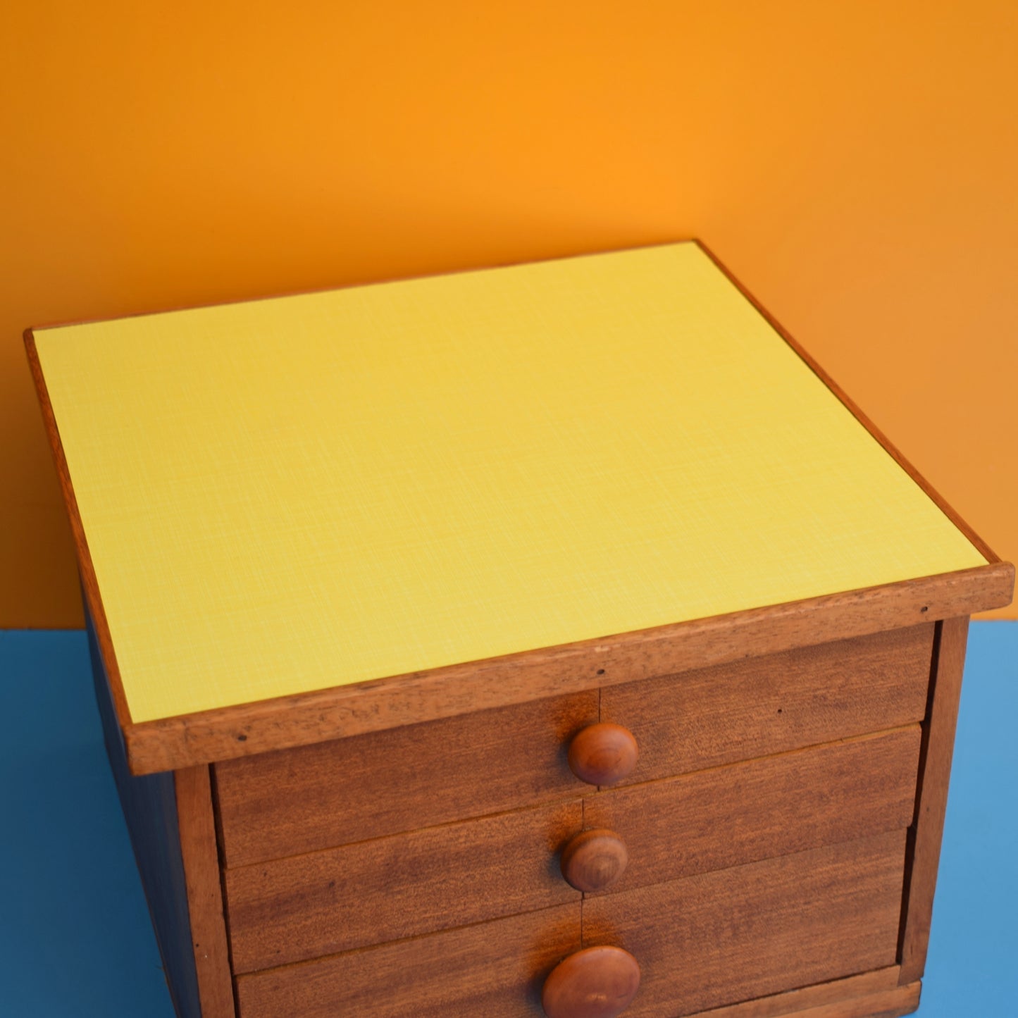 Vintage 1960s Handmade Small Drawers - Formica