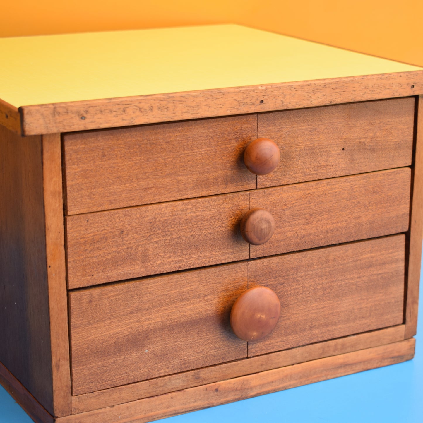 Vintage 1960s Handmade Small Drawers - Formica