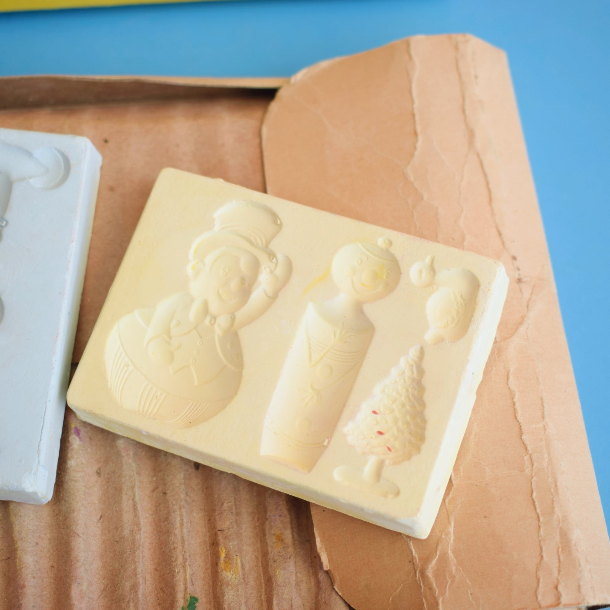 Vintage 1960s Small Plaster Moulds - Fantastic Display - Noddy by Pineapple Retro