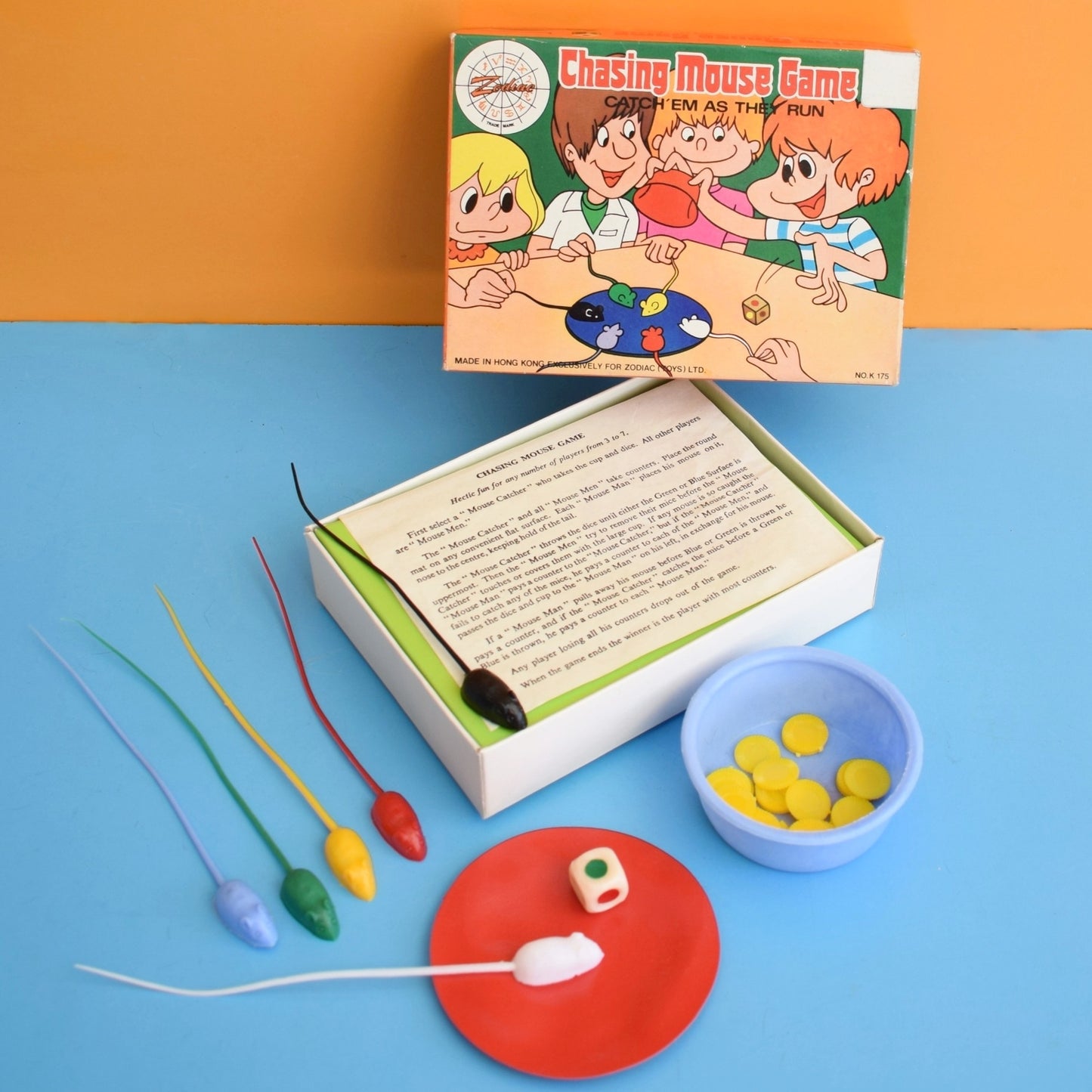 Vintage 1970s Chasing Mouse Game