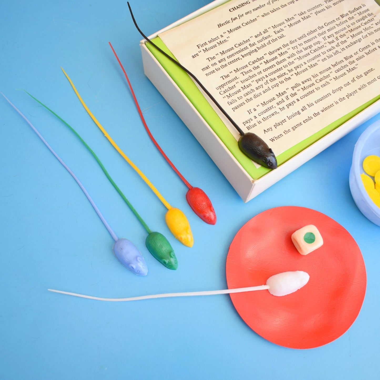 Vintage 1970s Chasing Mouse Game